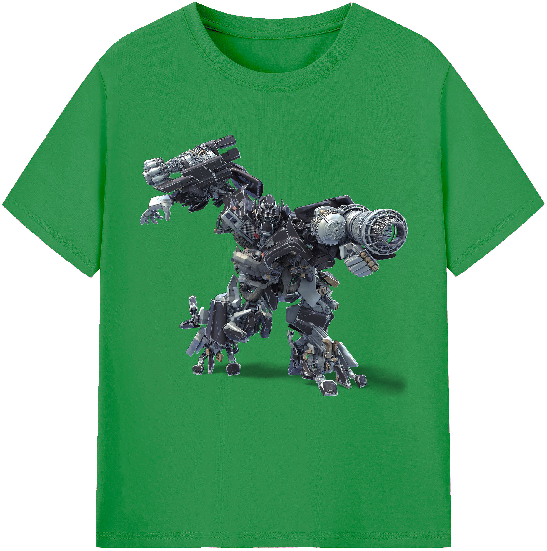 （画像用） Transformers トランスフォーマー レディースカジュアルプリントTシャツ（綿100％）