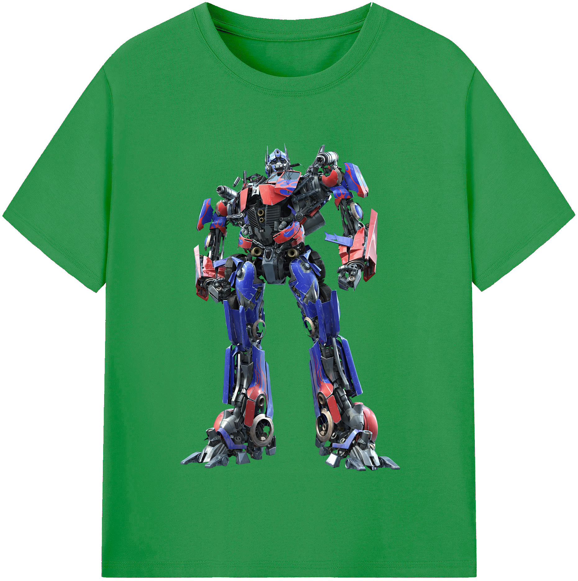 （画像用） Transformers トランスフォーマー レディースカジュアルプリントTシャツ（綿100％）