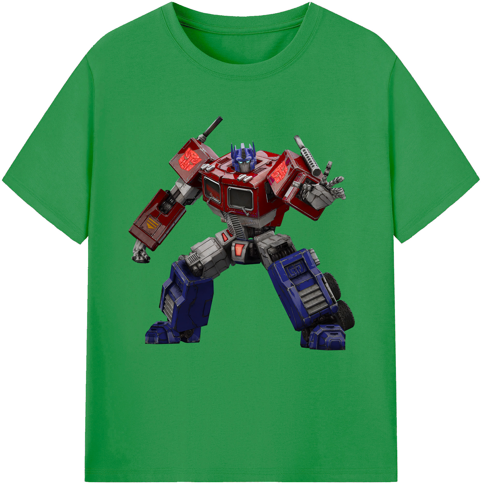 （画像用） Transformers トランスフォーマー レディースカジュアルプリントTシャツ（綿100％）