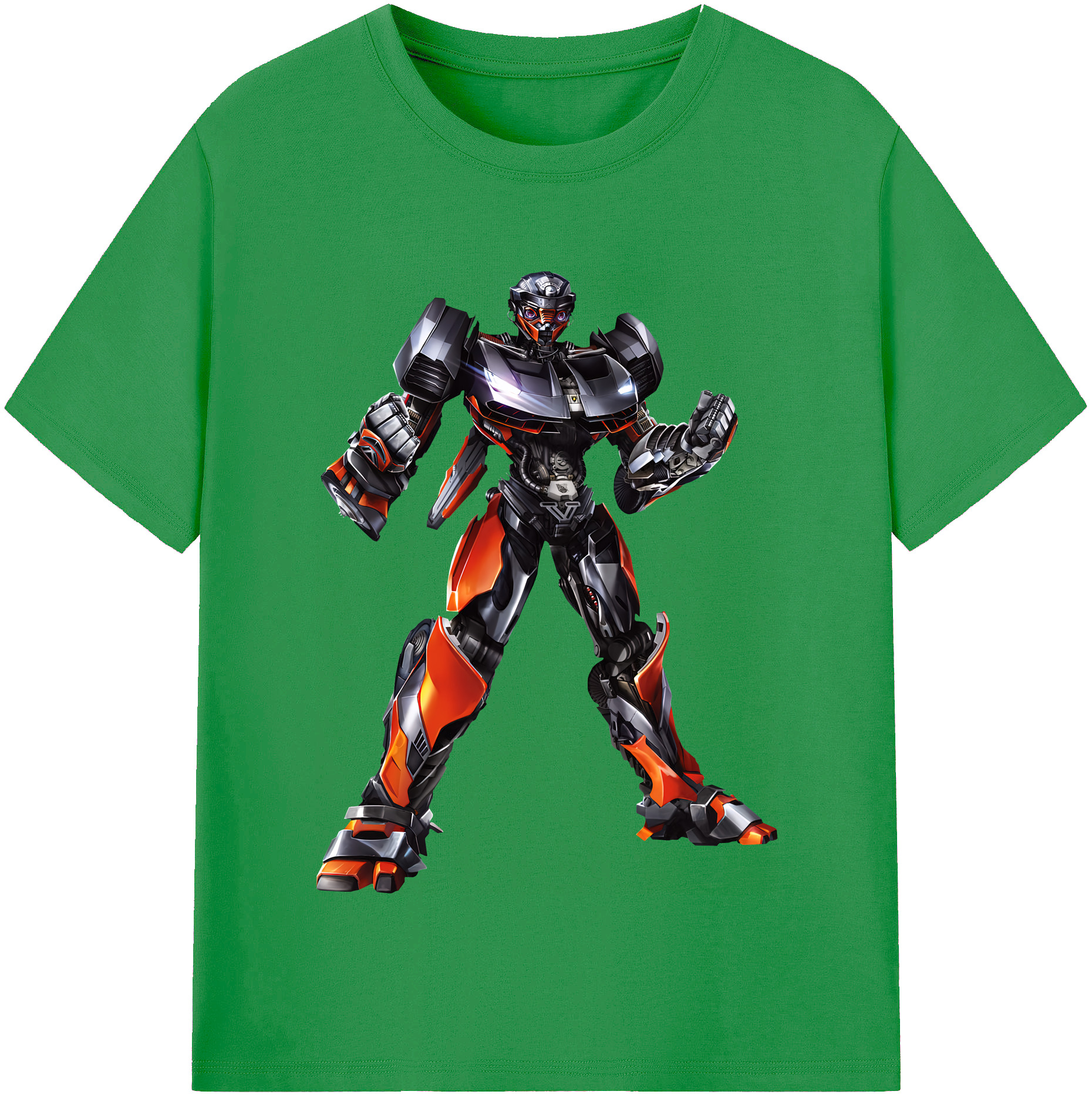 （画像用） Transformers トランスフォーマー レディースカジュアルプリントTシャツ（綿100％）