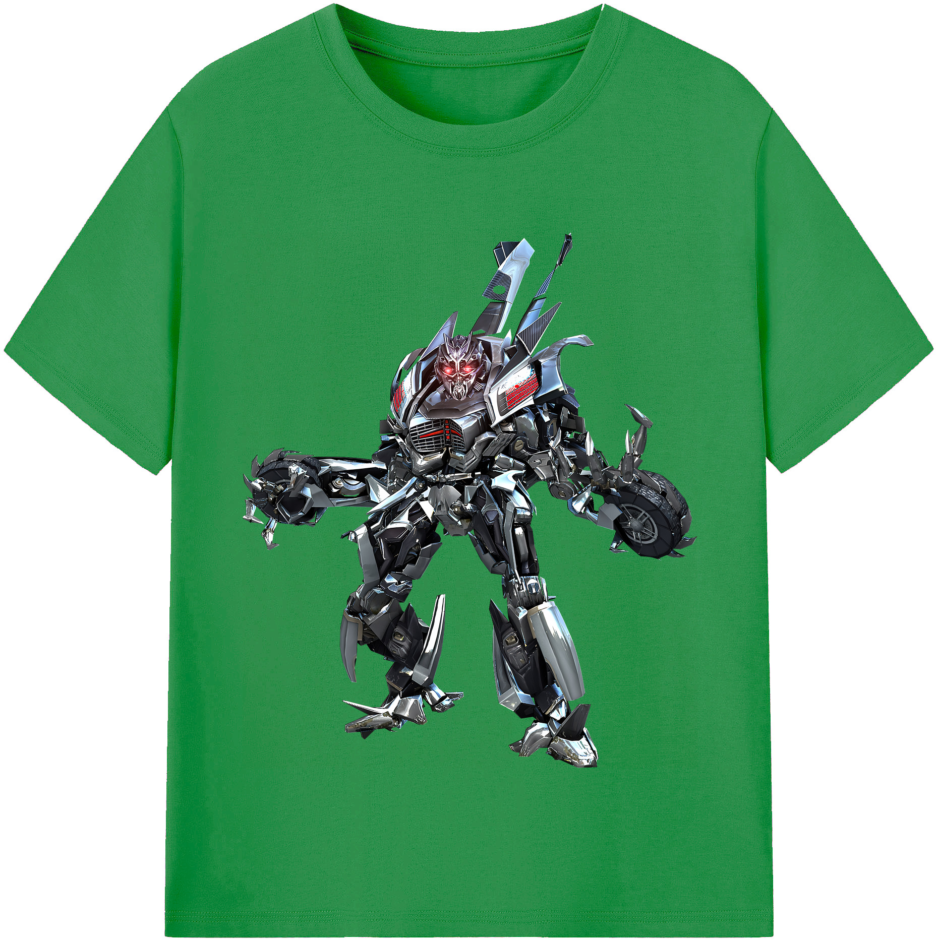 （画像用） Transformers トランスフォーマー レディースカジュアルプリントTシャツ（綿100％）