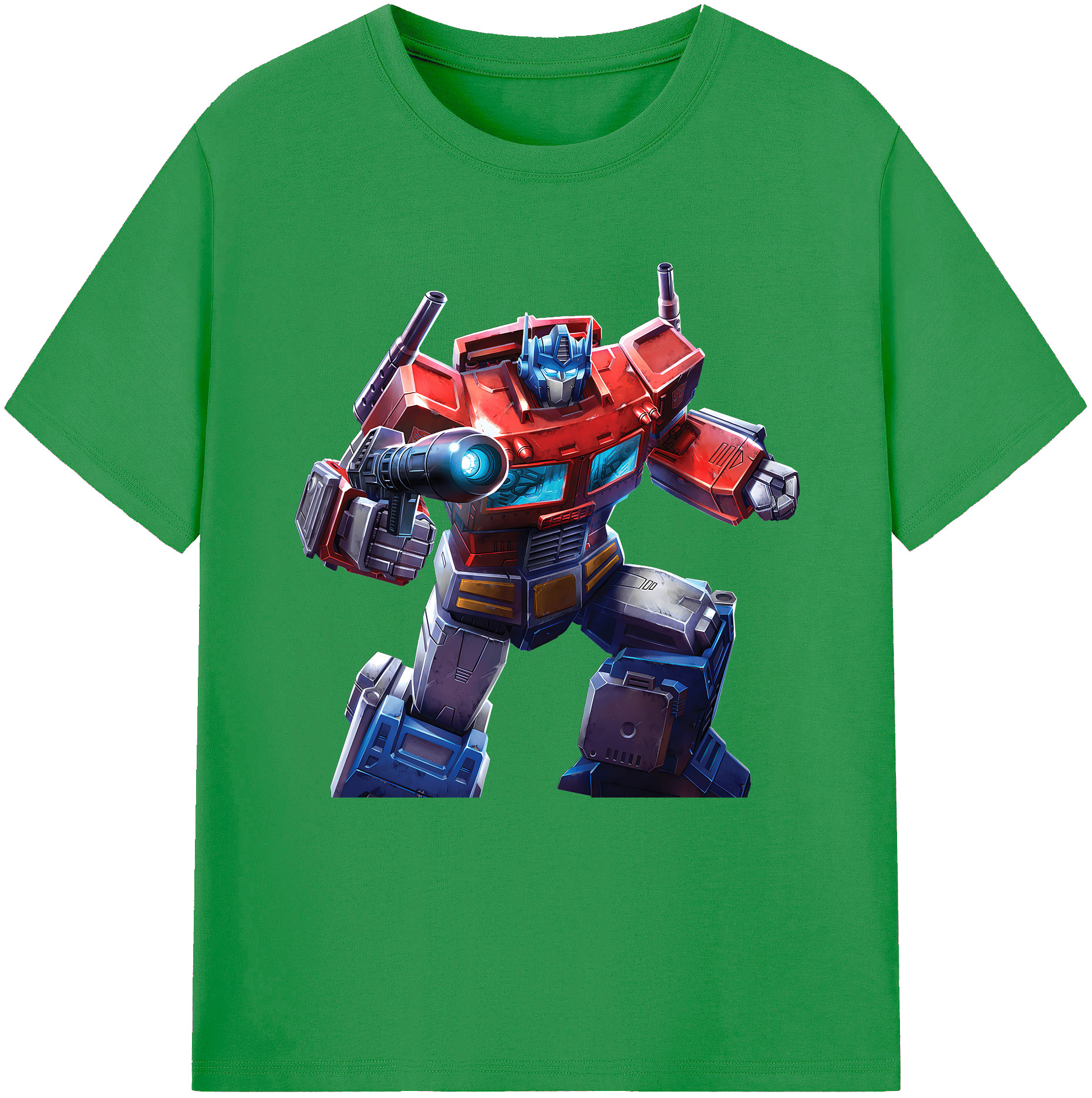 （画像用） Transformers トランスフォーマー レディースカジュアルプリントTシャツ（綿100％）
