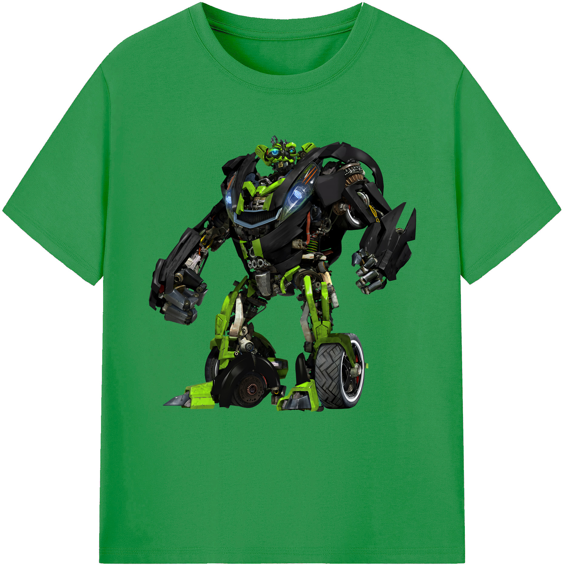 （画像用） Transformers トランスフォーマー レディースカジュアルプリントTシャツ（綿100％）