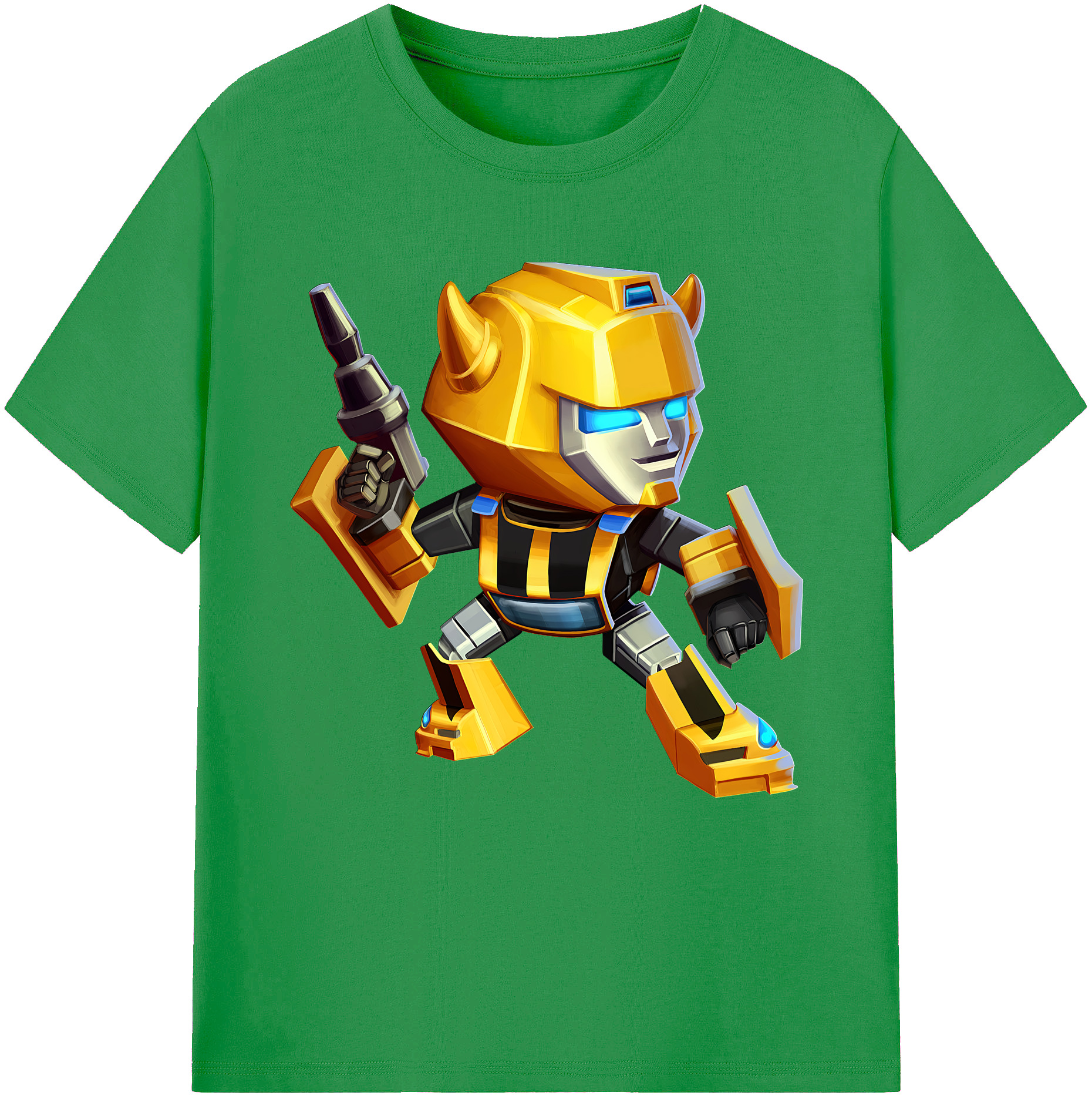 （画像用） Transformers トランスフォーマー レディースカジュアルプリントTシャツ（綿100％）