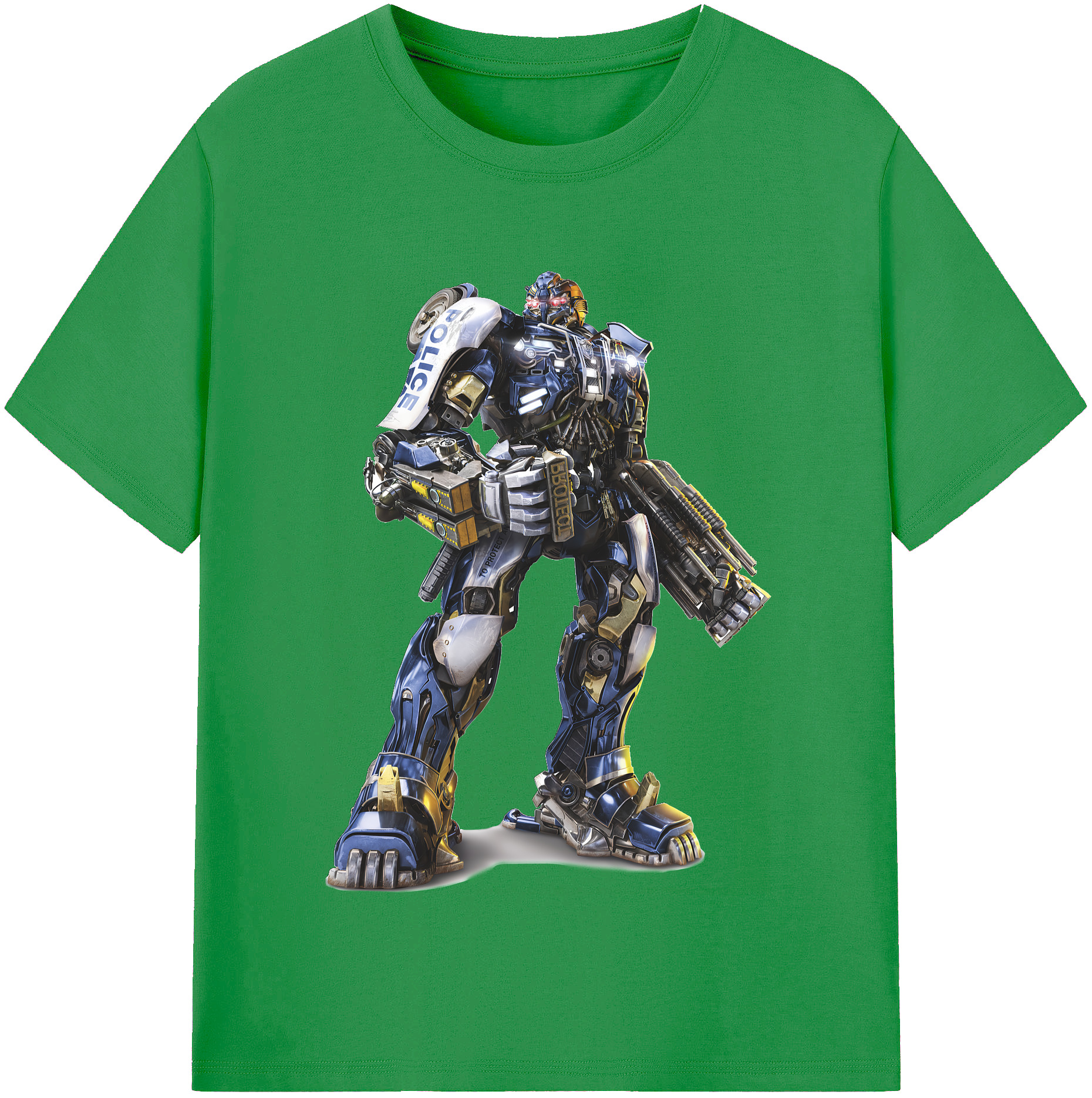（画像用） Transformers トランスフォーマー レディースカジュアルプリントTシャツ（綿100％）