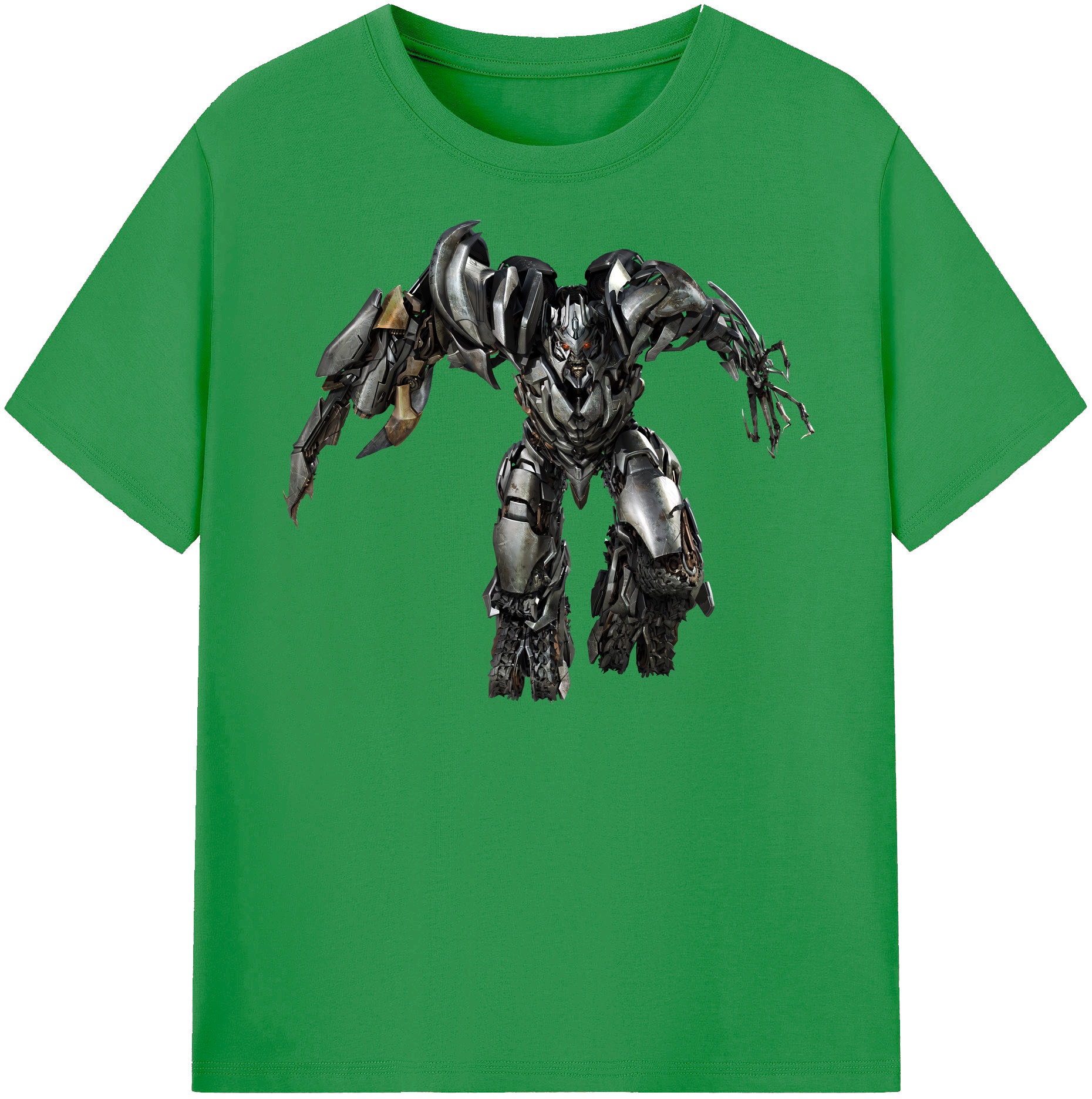 （画像用） Transformers トランスフォーマー レディースカジュアルプリントTシャツ（綿100％）