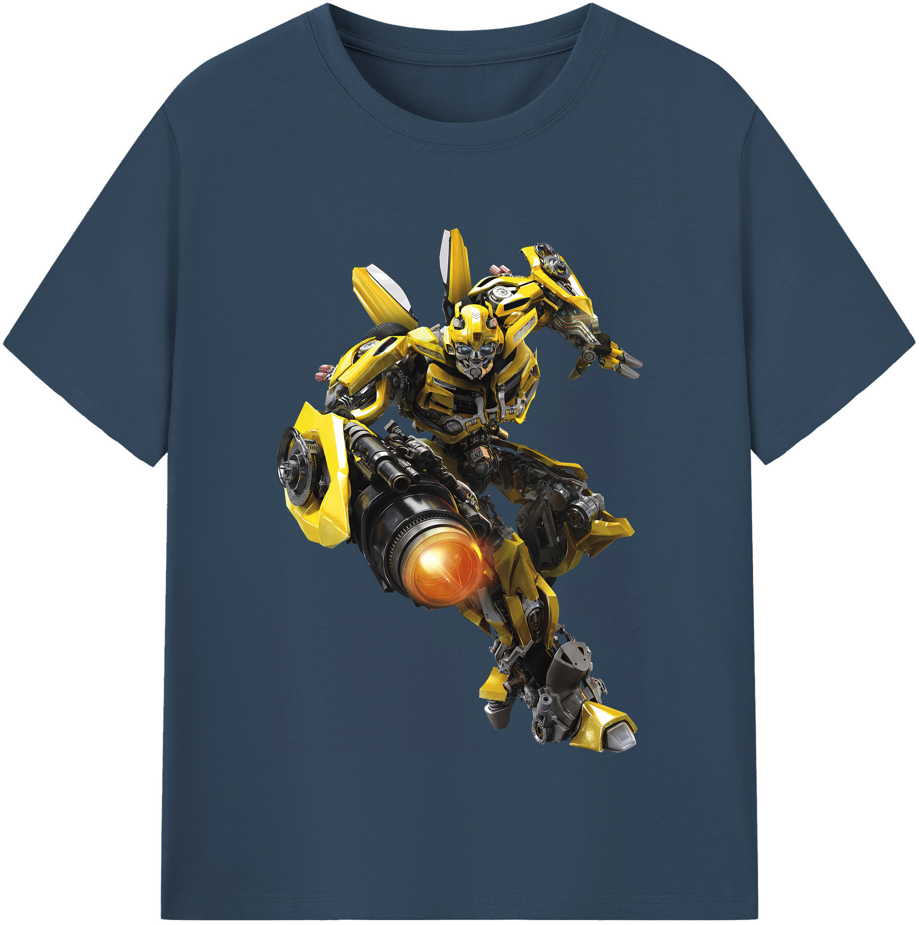 （画像用） Transformers トランスフォーマー レディースカジュアルプリントTシャツ（綿100％）