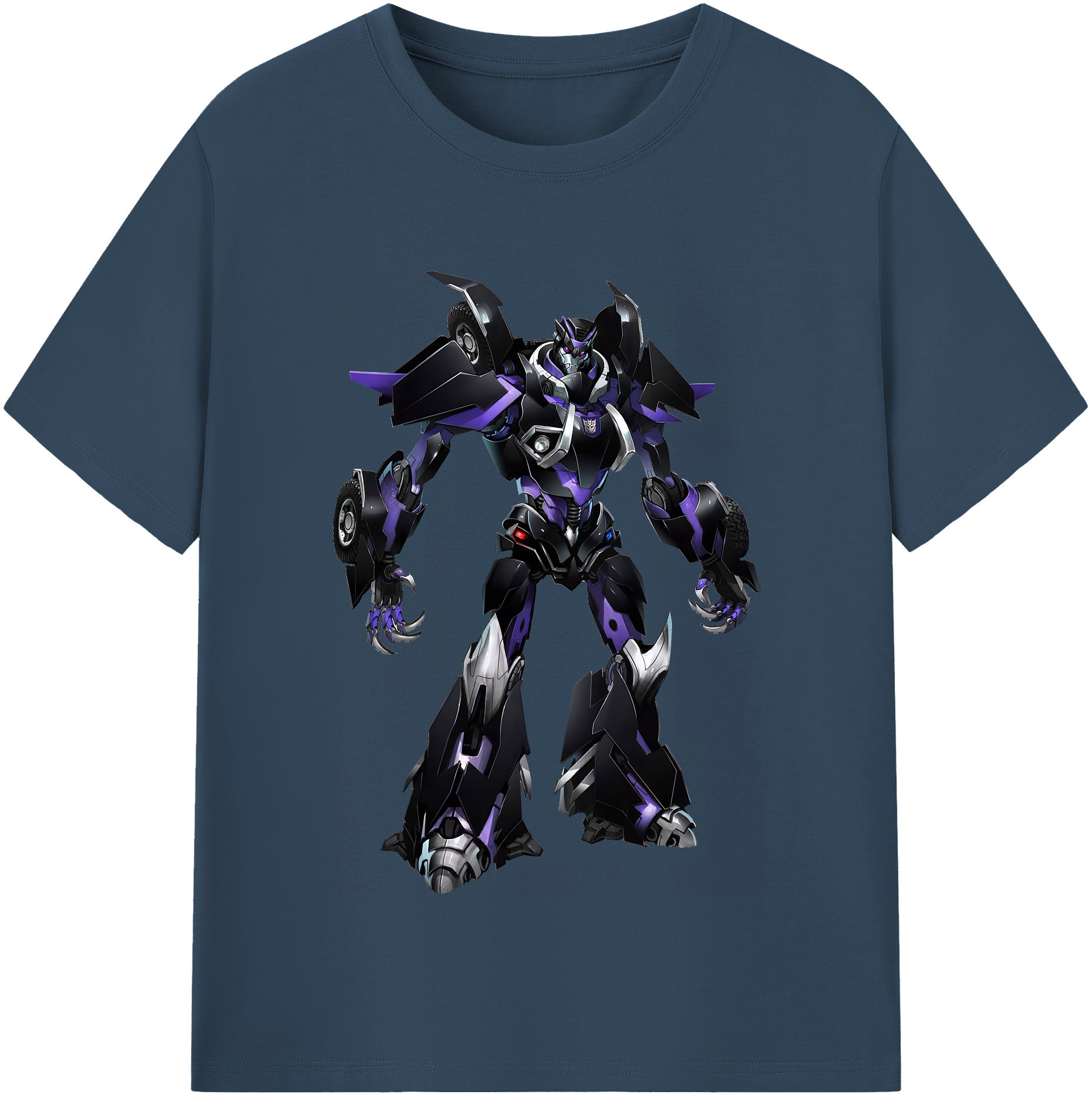 （画像用） Transformers トランスフォーマー レディースカジュアルプリントTシャツ（綿100％）
