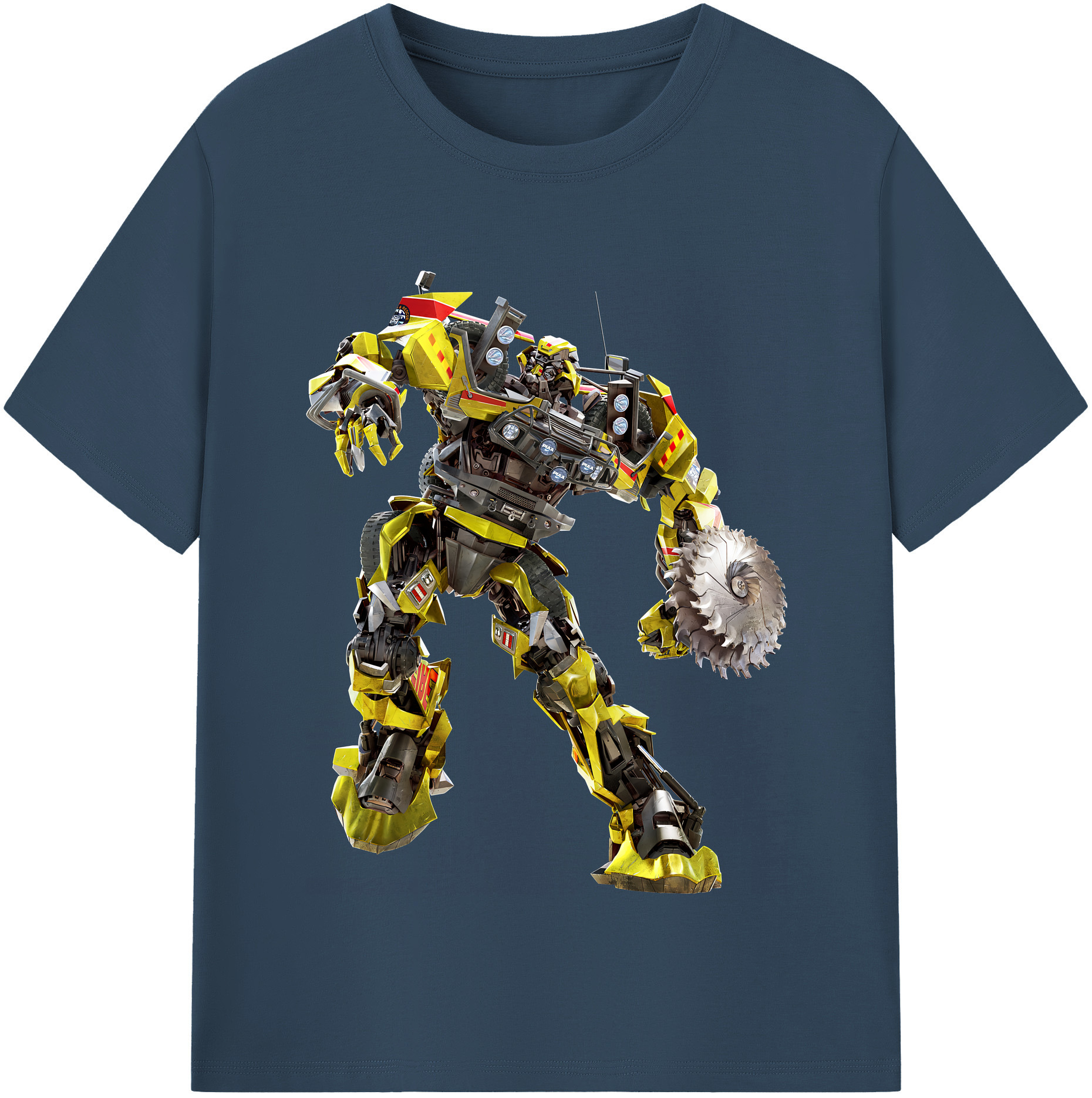 （画像用） Transformers トランスフォーマー レディースカジュアルプリントTシャツ（綿100％）