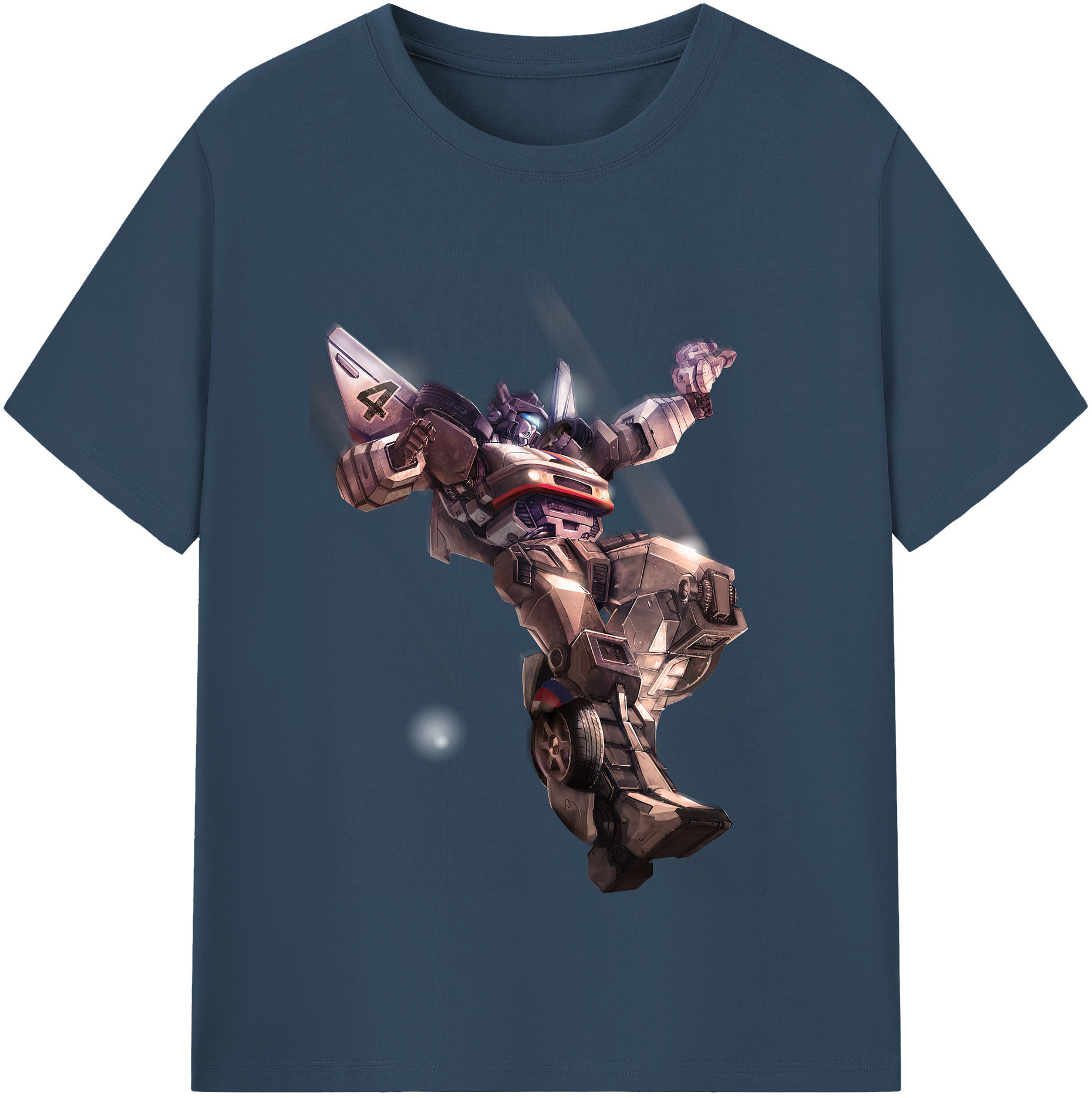 （画像用） Transformers トランスフォーマー レディースカジュアルプリントTシャツ（綿100％）
