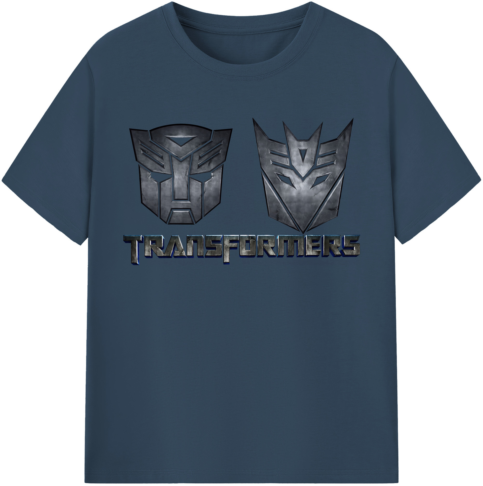 （画像用） Transformers トランスフォーマー レディースカジュアルプリントTシャツ（綿100％）