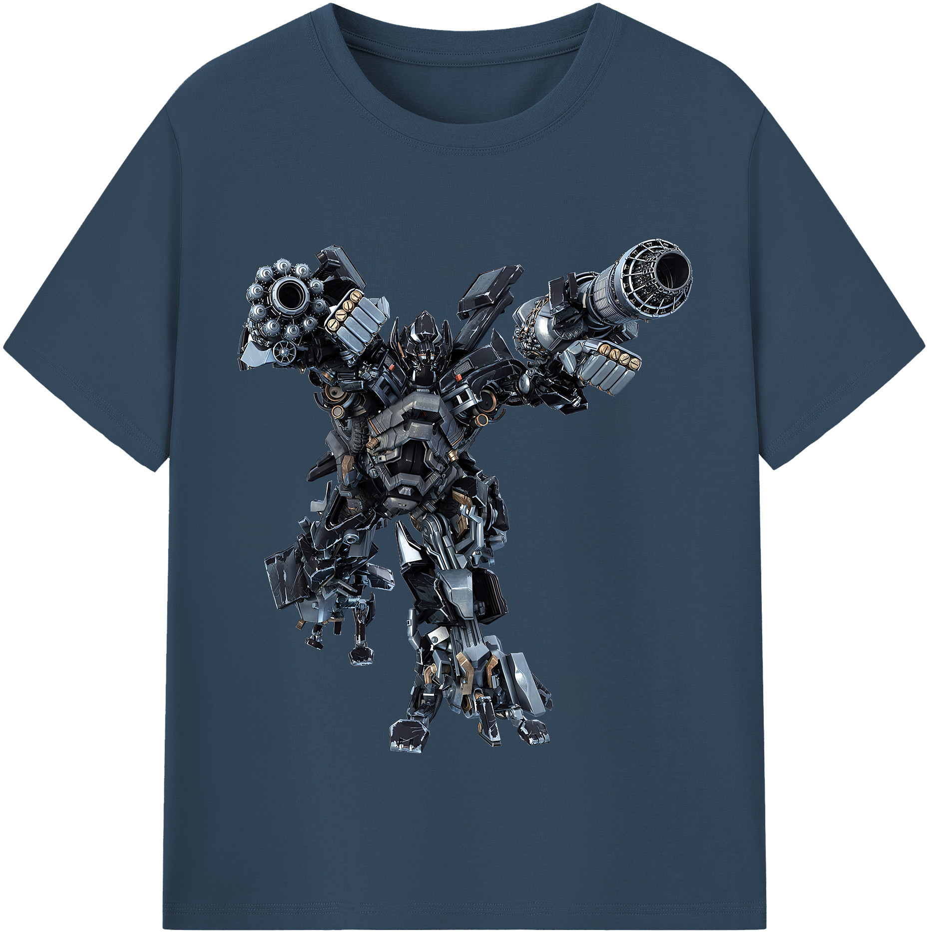 （画像用） Transformers トランスフォーマー レディースカジュアルプリントTシャツ（綿100％）