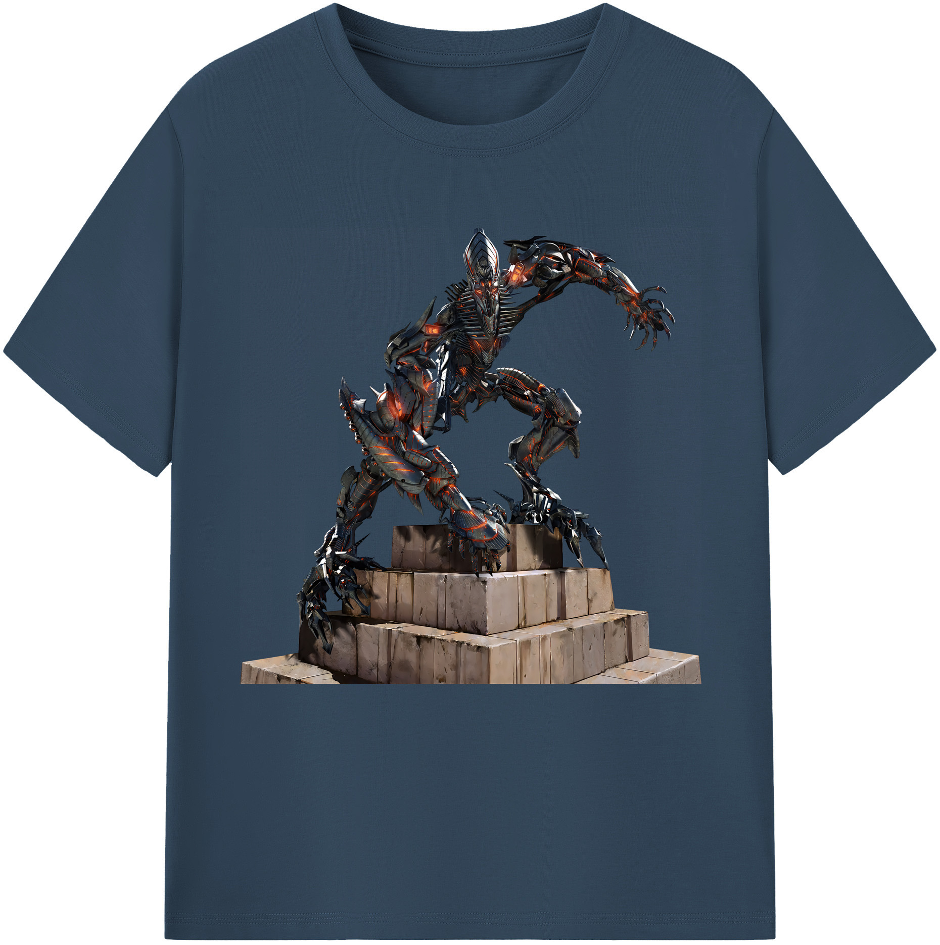 （画像用） Transformers トランスフォーマー レディースカジュアルプリントTシャツ（綿100％）