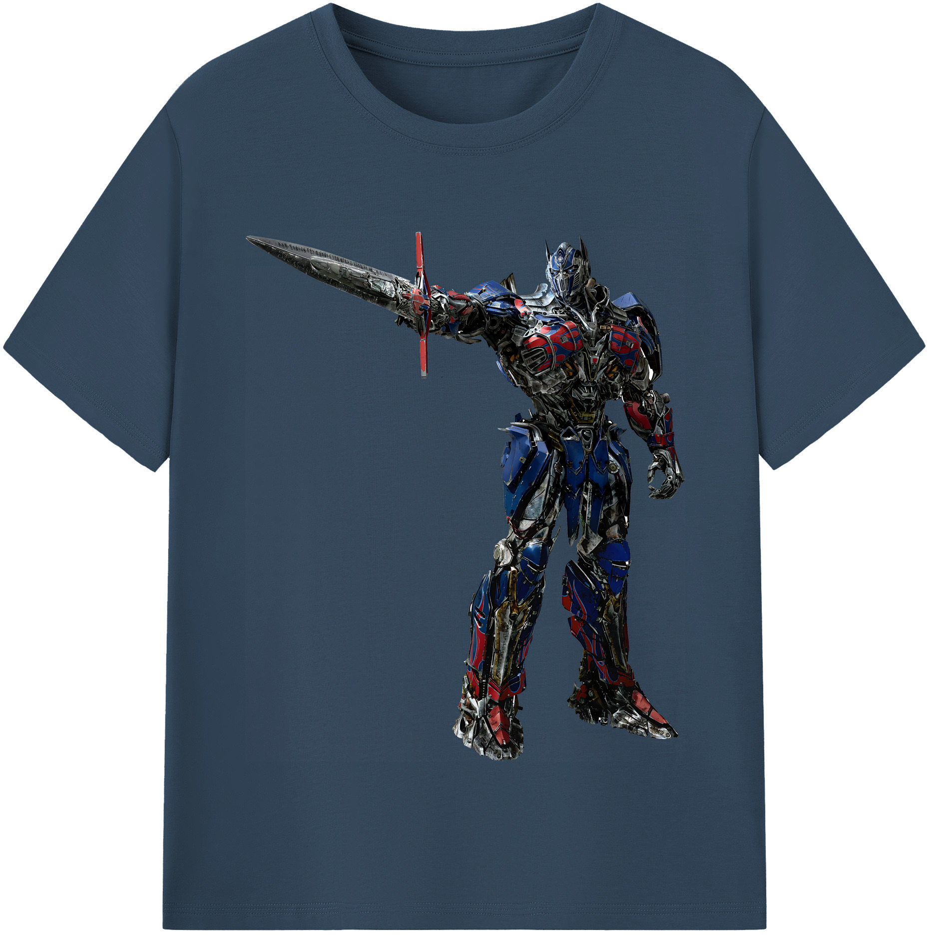 （画像用） Transformers トランスフォーマー レディースカジュアルプリントTシャツ（綿100％）