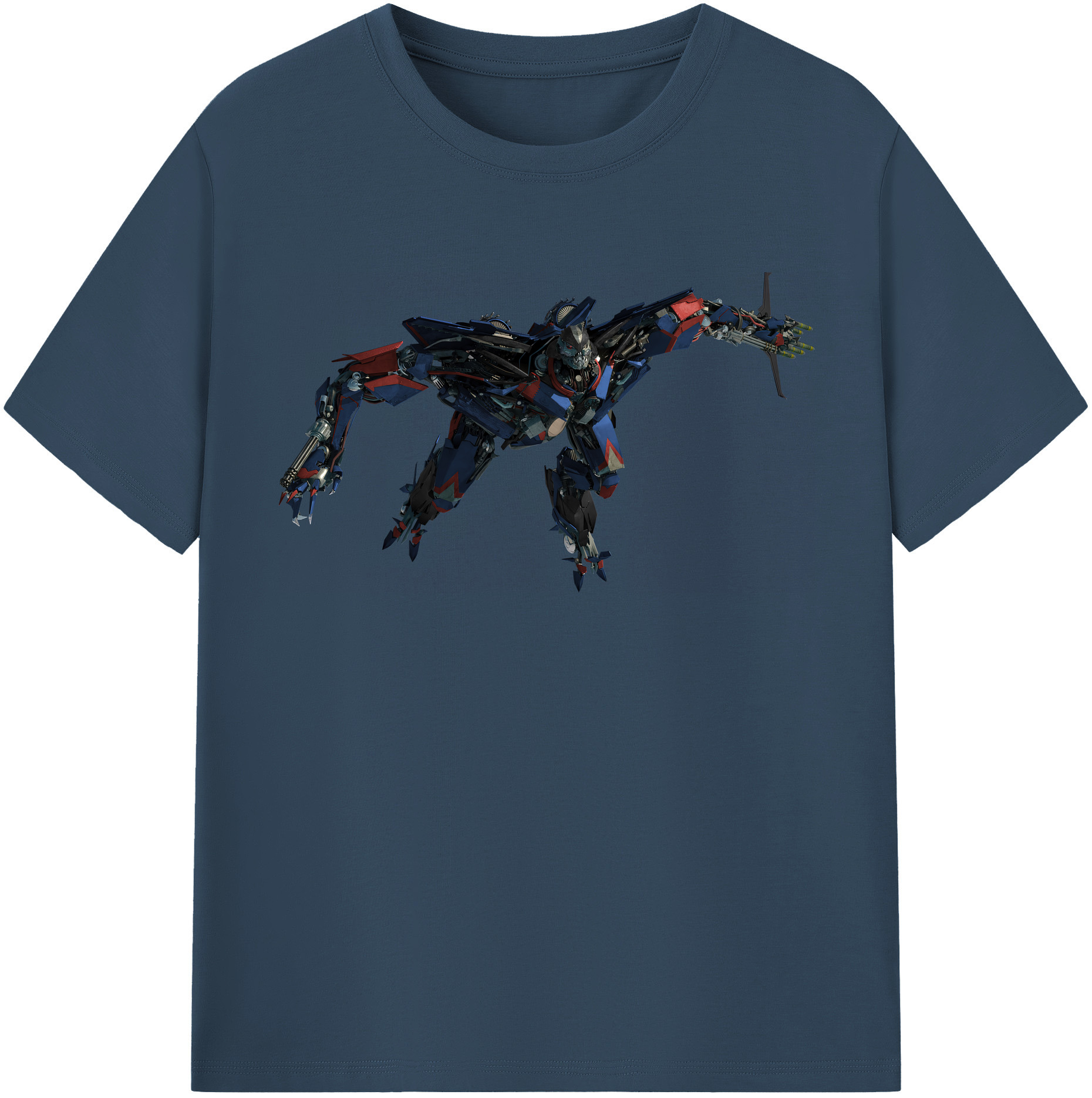 （画像用） Transformers トランスフォーマー レディースカジュアルプリントTシャツ（綿100％）