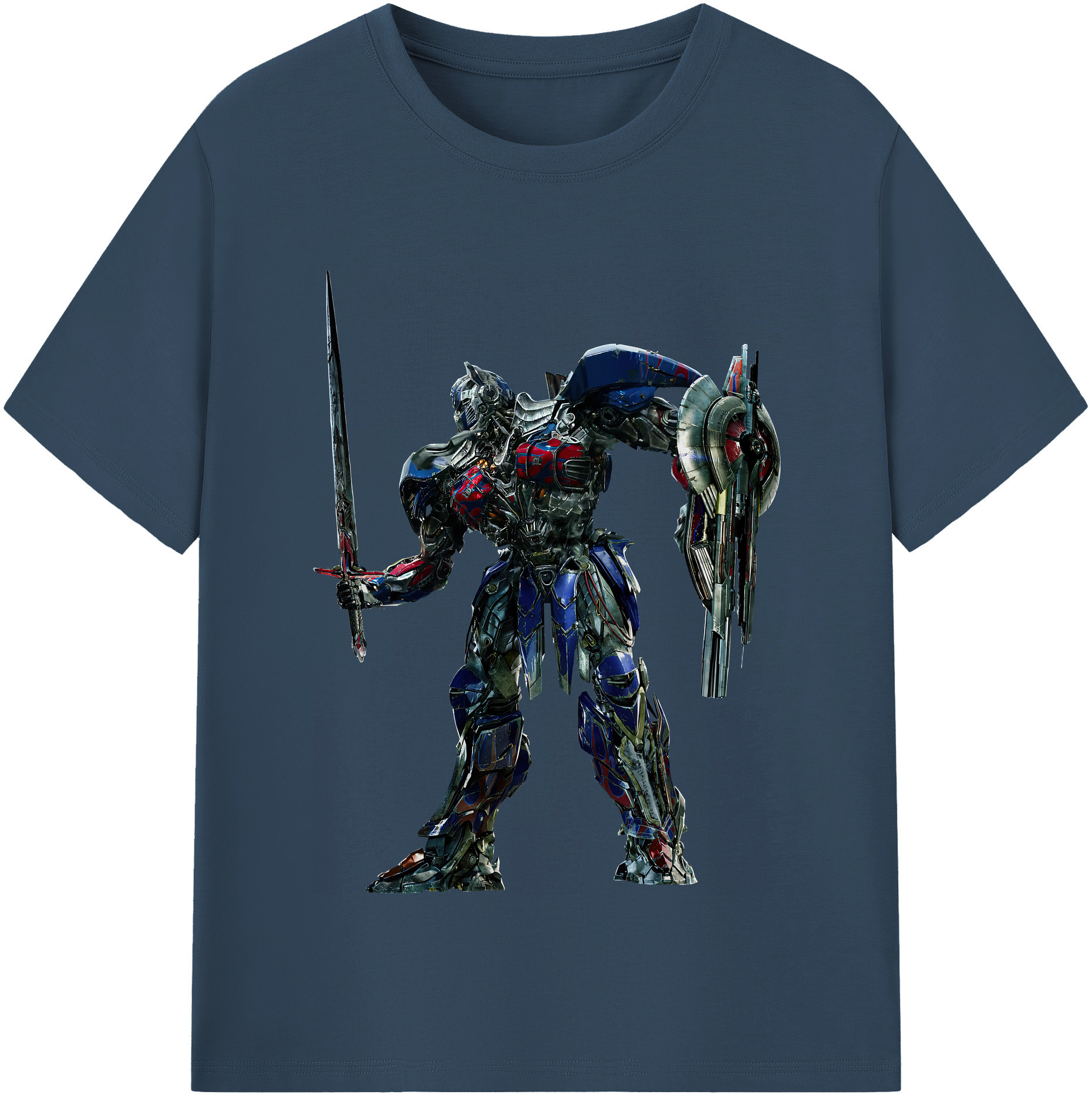 （画像用） Transformers トランスフォーマー レディースカジュアルプリントTシャツ（綿100％）