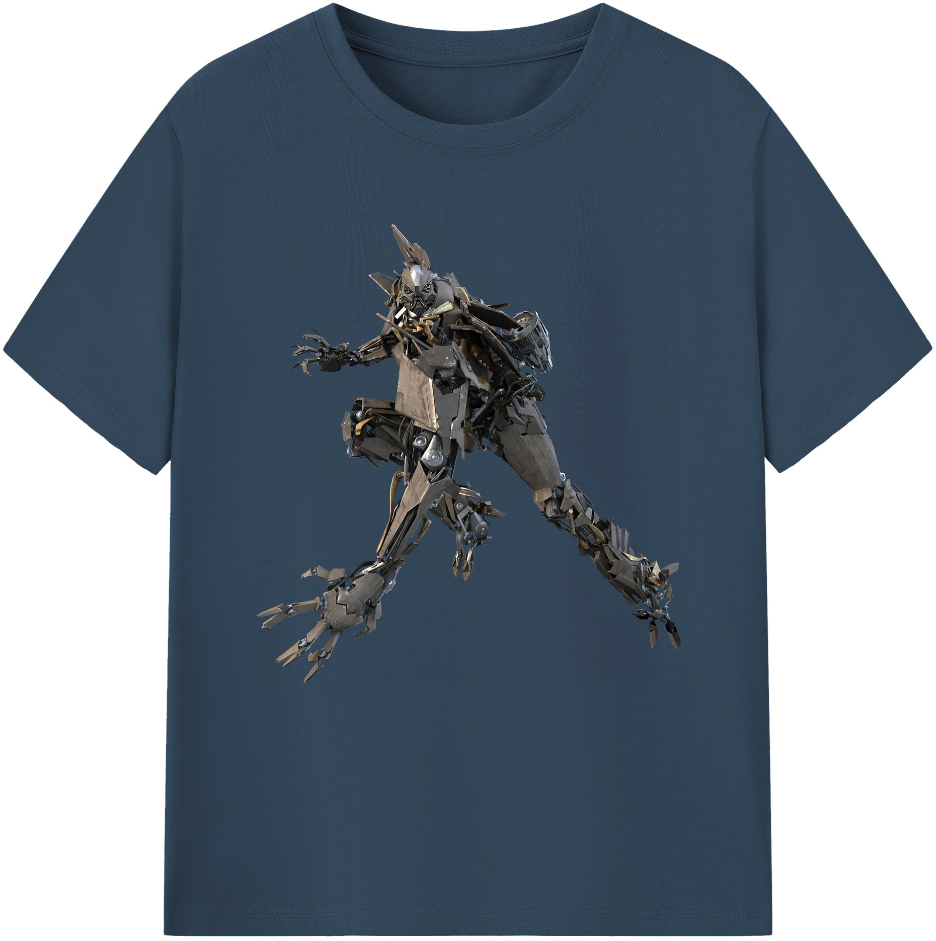 （画像用） Transformers トランスフォーマー レディースカジュアルプリントTシャツ（綿100％）
