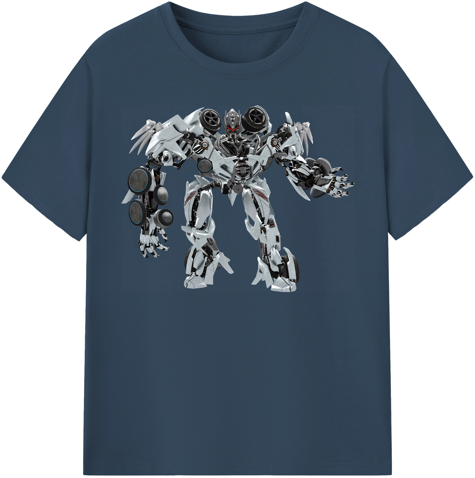 （画像用） Transformers トランスフォーマー レディースカジュアルプリントTシャツ（綿100％）
