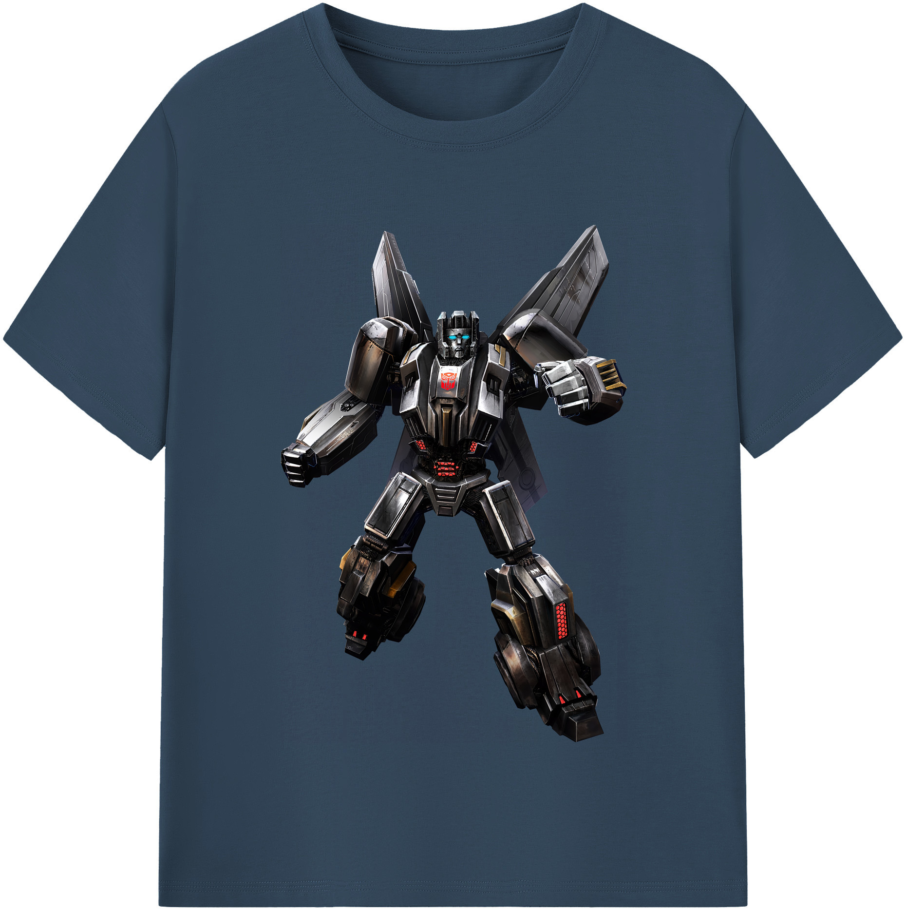 （画像用） Transformers トランスフォーマー レディースカジュアルプリントTシャツ（綿100％）