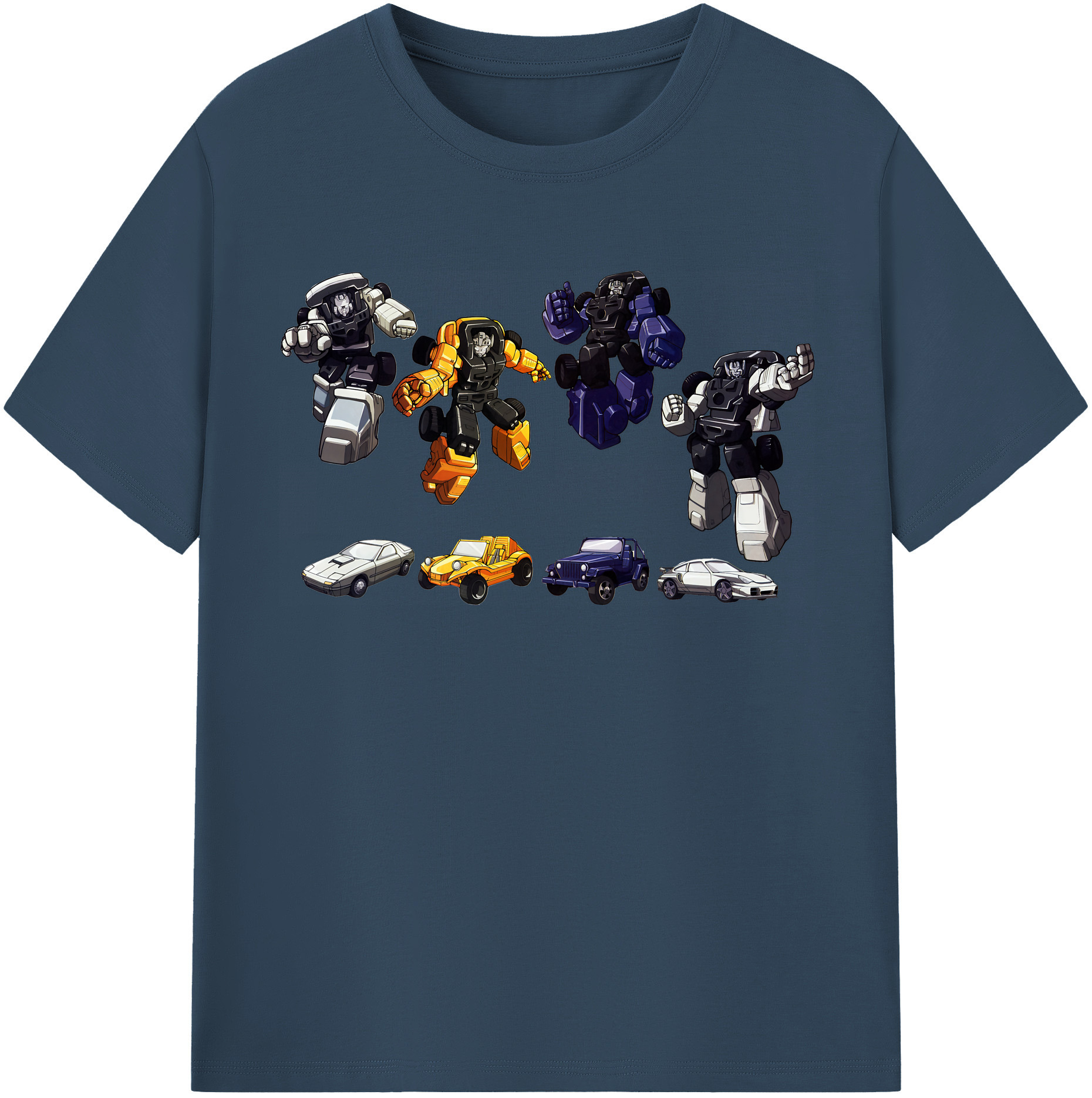 （画像用） Transformers トランスフォーマー レディースカジュアルプリントTシャツ（綿100％）