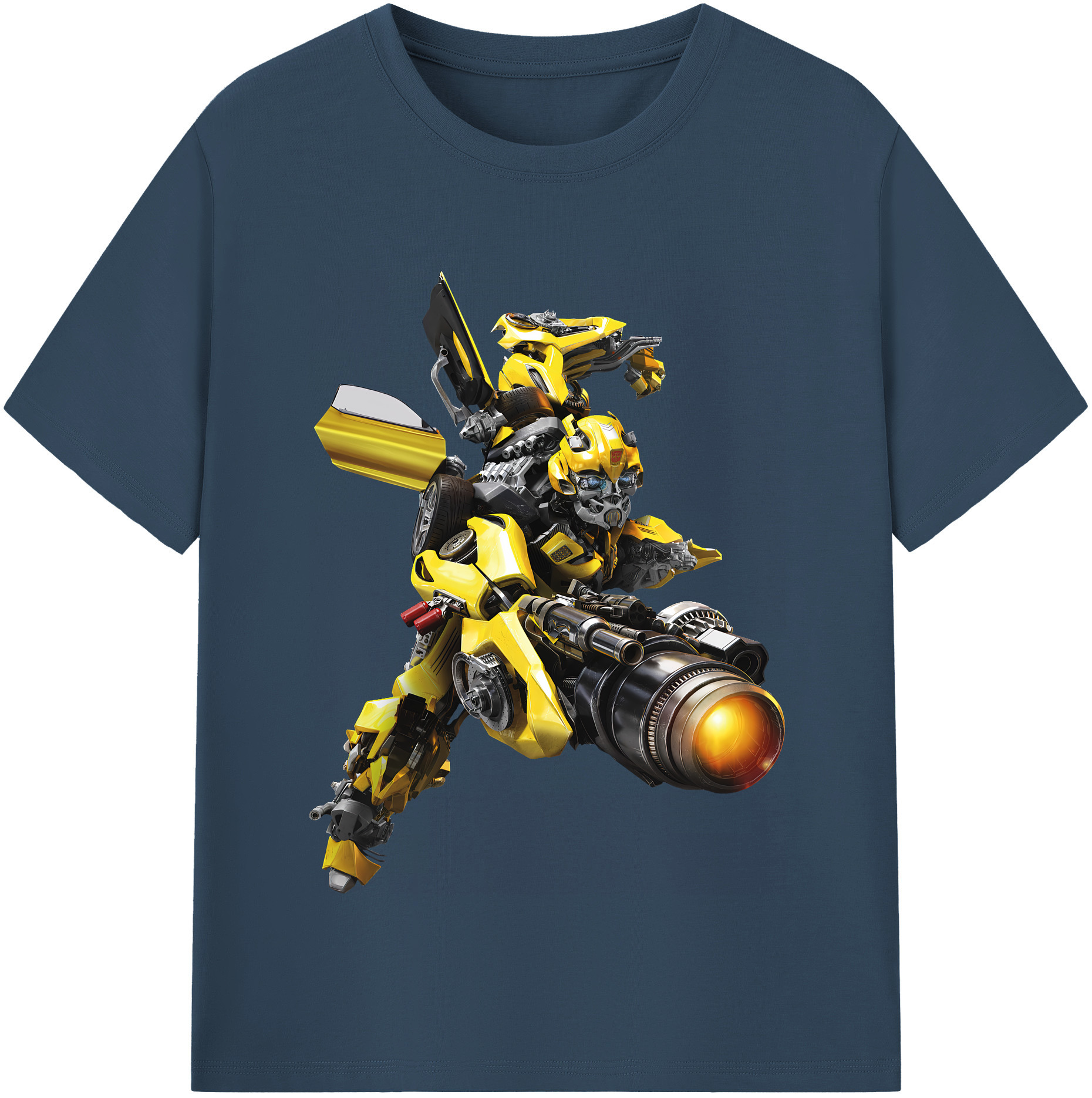 （画像用） Transformers トランスフォーマー レディースカジュアルプリントTシャツ（綿100％）