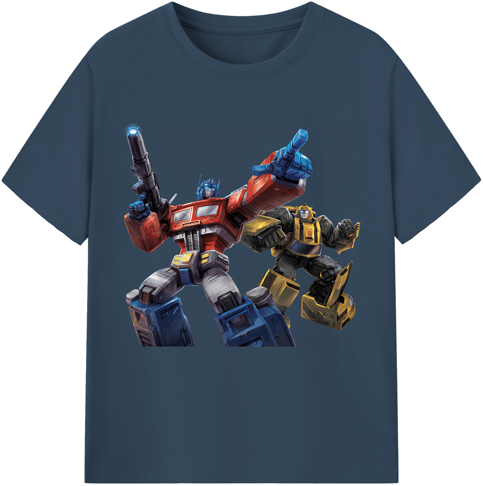 （画像用） Transformers トランスフォーマー レディースカジュアルプリントTシャツ（綿100％）