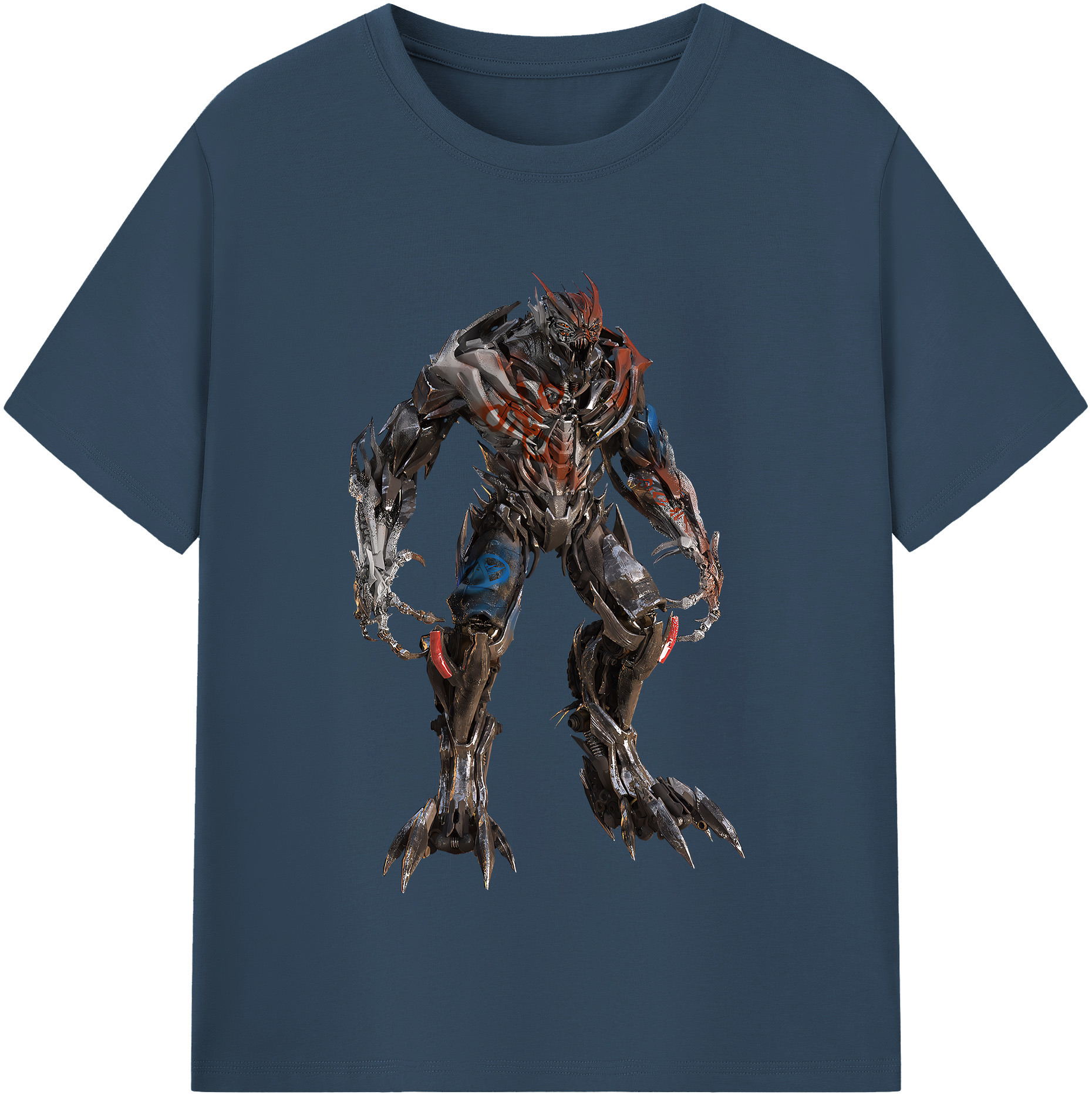（画像用） Transformers トランスフォーマー レディースカジュアルプリントTシャツ（綿100％）