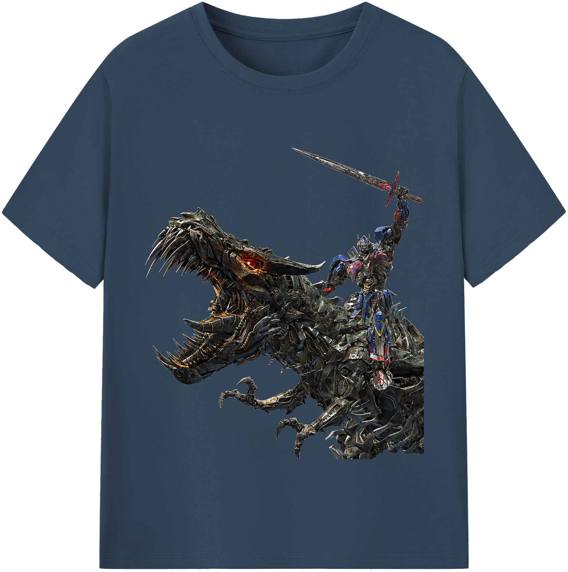 （画像用） Transformers トランスフォーマー レディースカジュアルプリントTシャツ（綿100％）