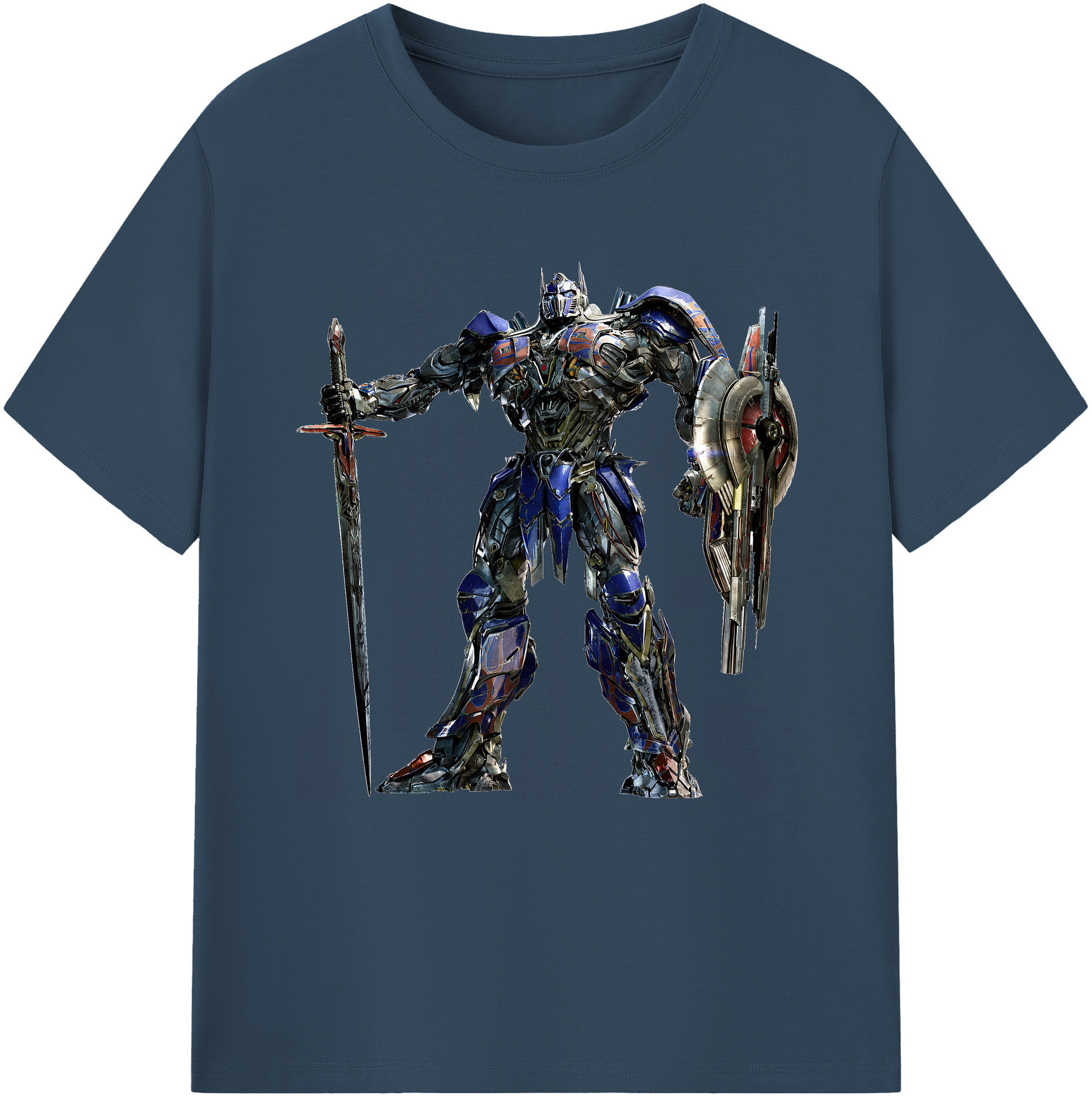 （画像用） Transformers トランスフォーマー レディースカジュアルプリントTシャツ（綿100％）