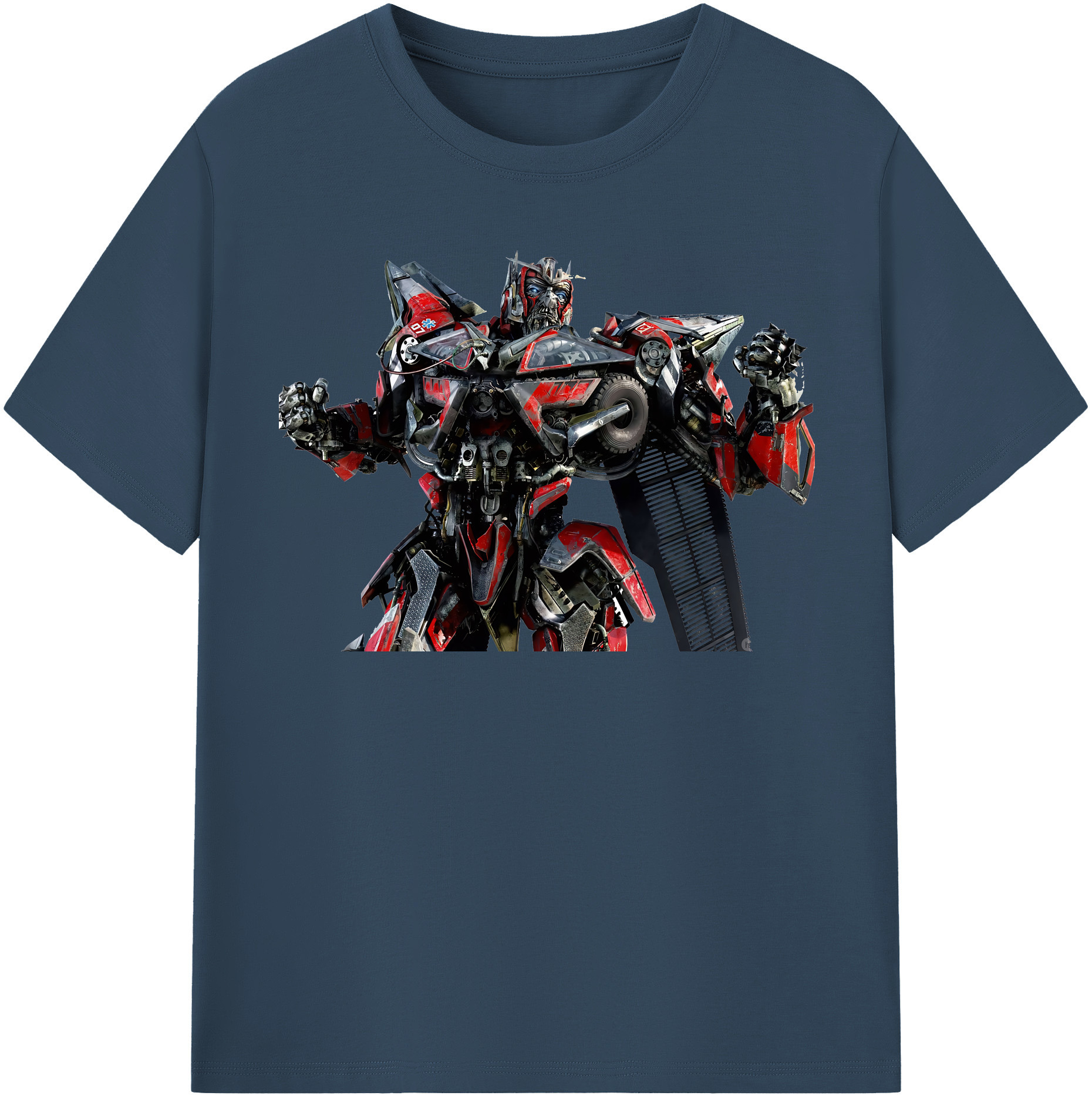 （画像用） Transformers トランスフォーマー レディースカジュアルプリントTシャツ（綿100％）