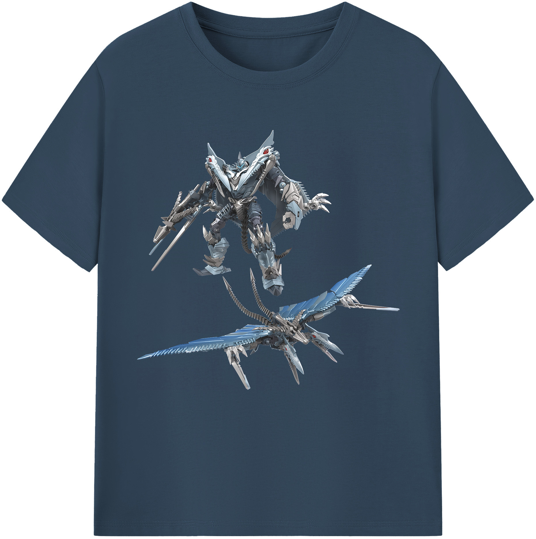 （画像用） Transformers トランスフォーマー レディースカジュアルプリントTシャツ（綿100％）