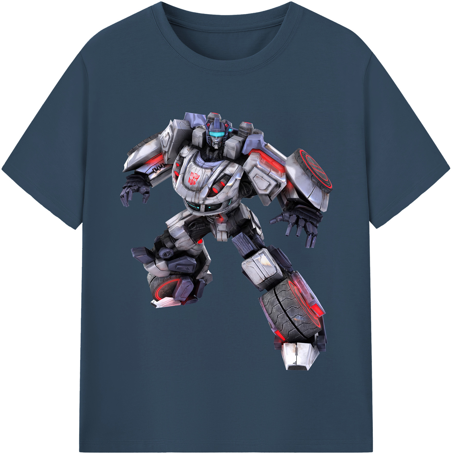 （画像用） Transformers トランスフォーマー レディースカジュアルプリントTシャツ（綿100％）