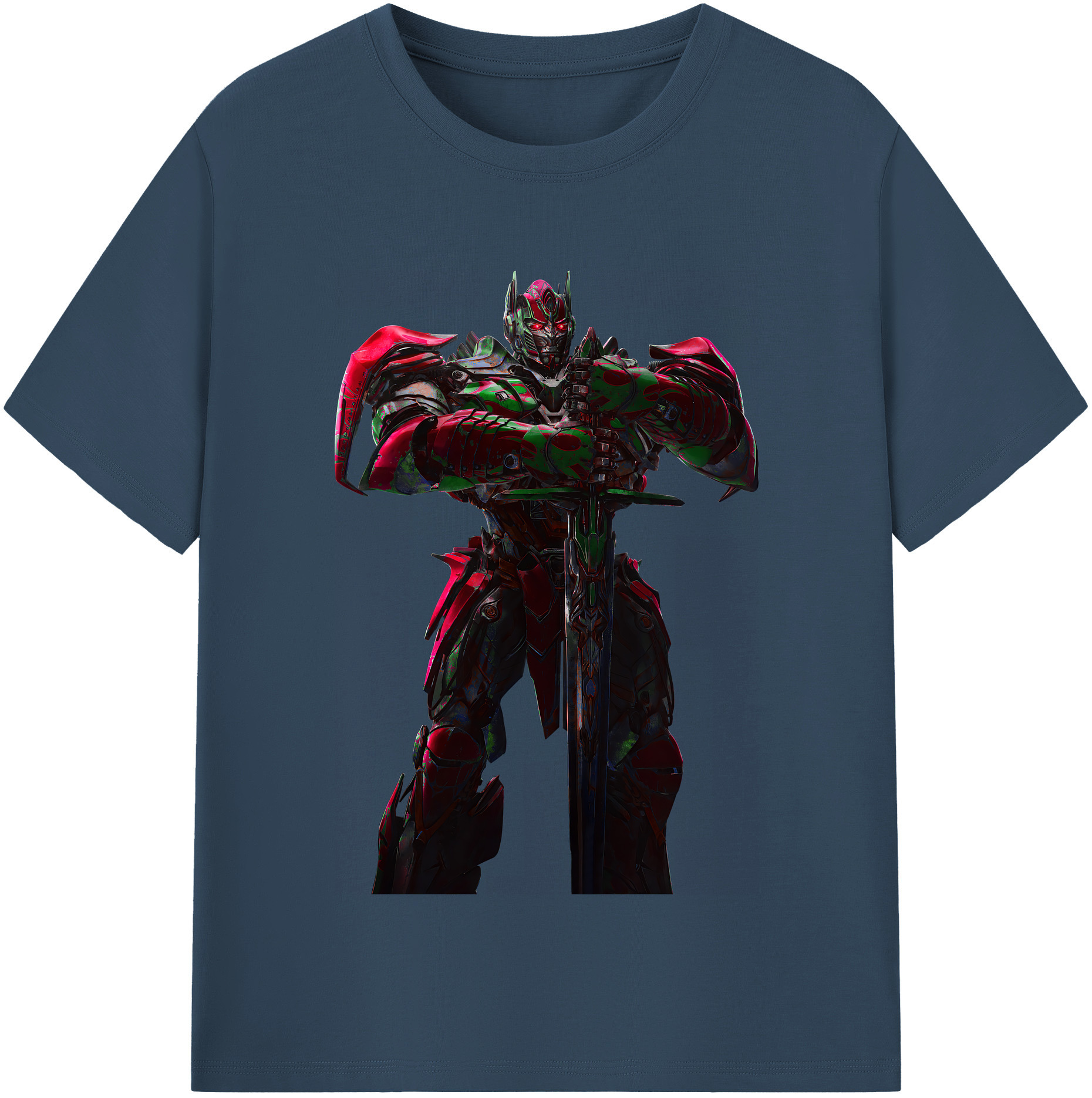 （画像用） Transformers トランスフォーマー レディースカジュアルプリントTシャツ（綿100％）