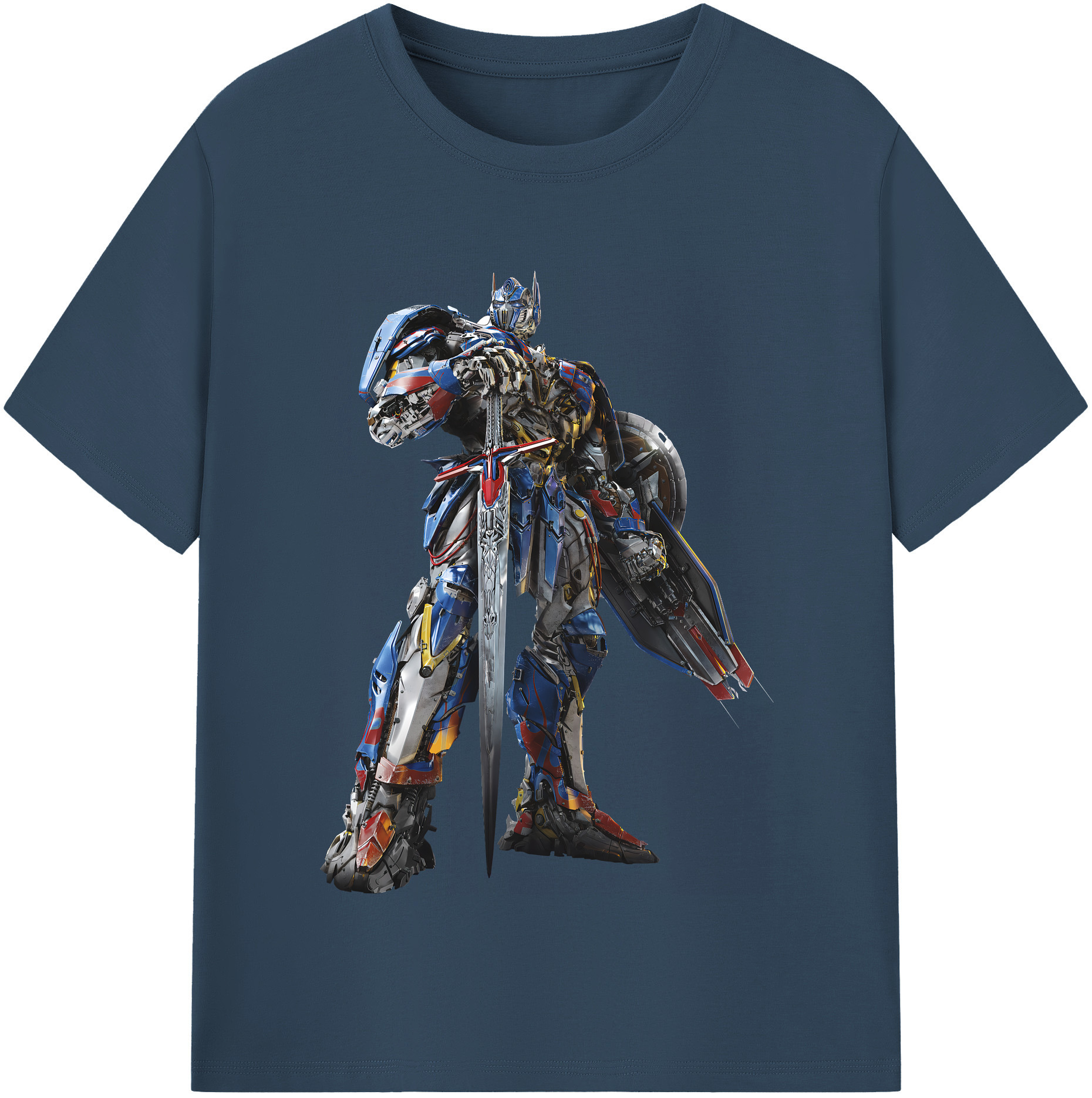（画像用） Transformers トランスフォーマー レディースカジュアルプリントTシャツ（綿100％）