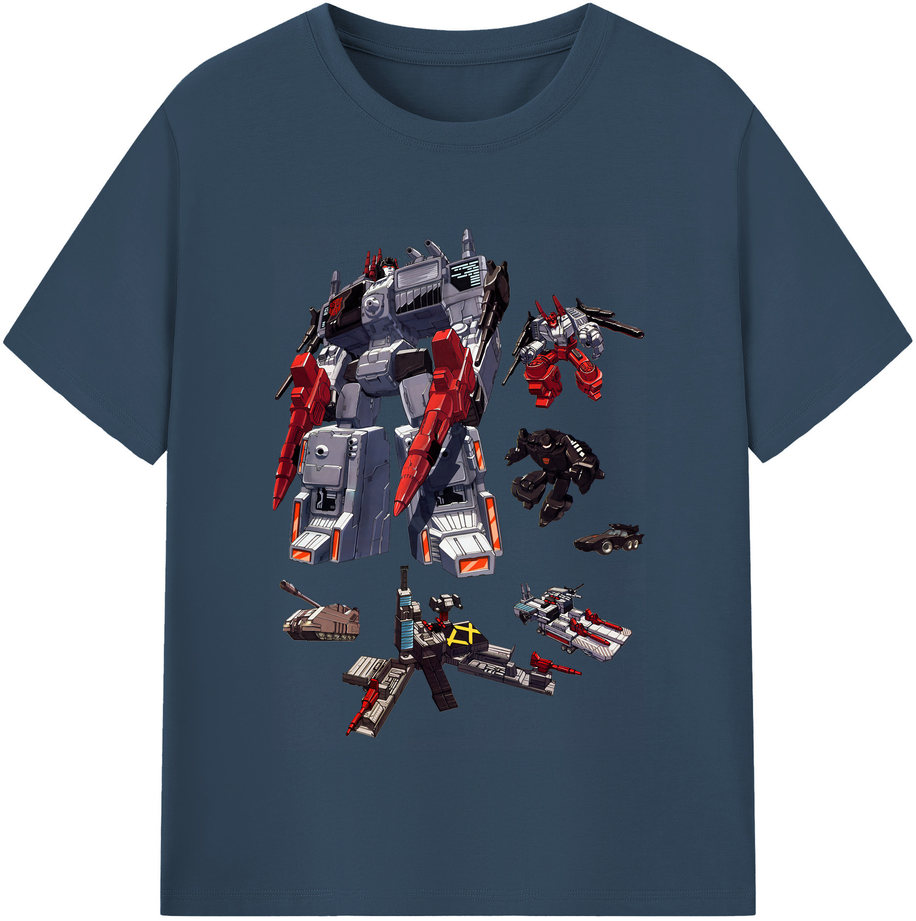 （画像用） Transformers トランスフォーマー レディースカジュアルプリントTシャツ（綿100％）