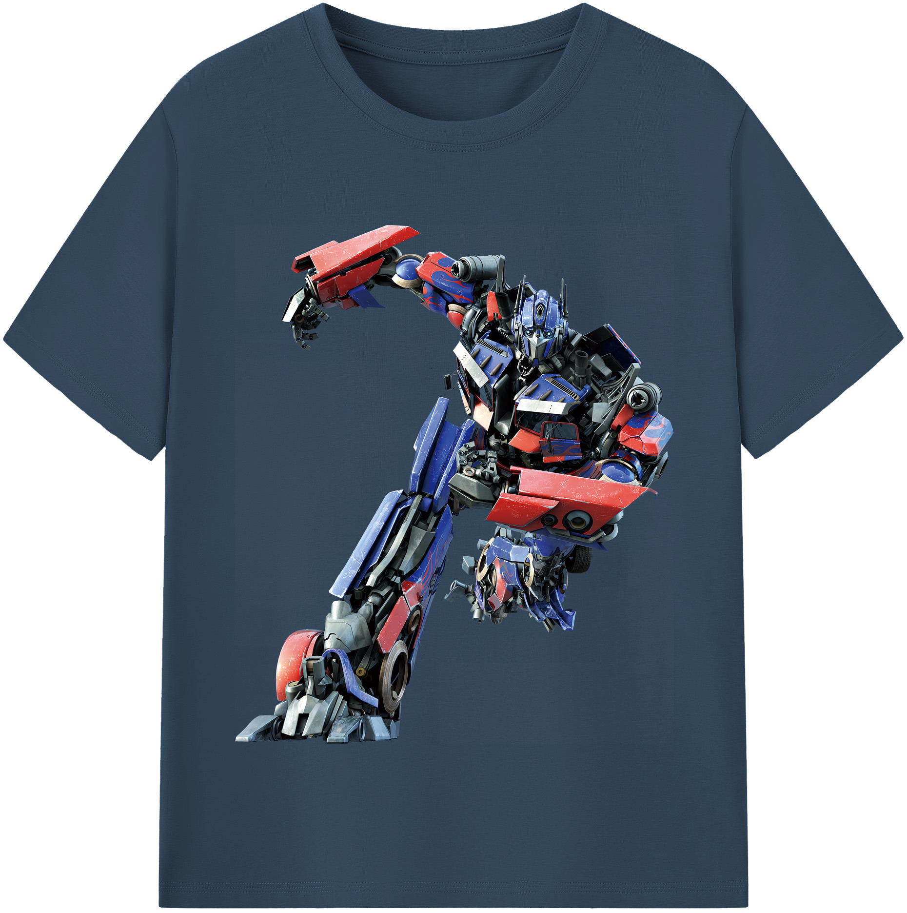 （画像用） Transformers トランスフォーマー レディースカジュアルプリントTシャツ（綿100％）