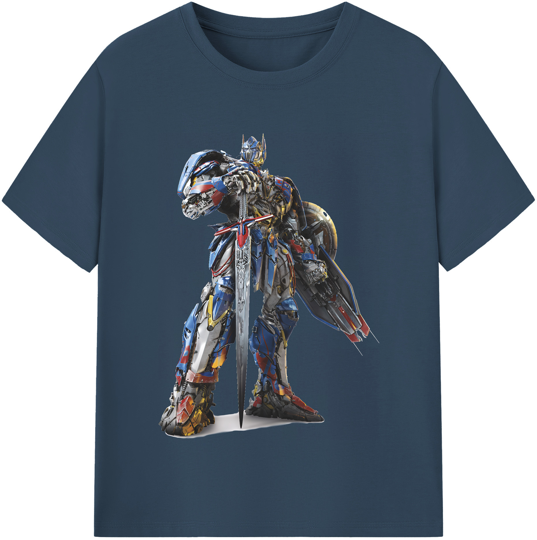 （画像用） Transformers トランスフォーマー レディースカジュアルプリントTシャツ（綿100％）