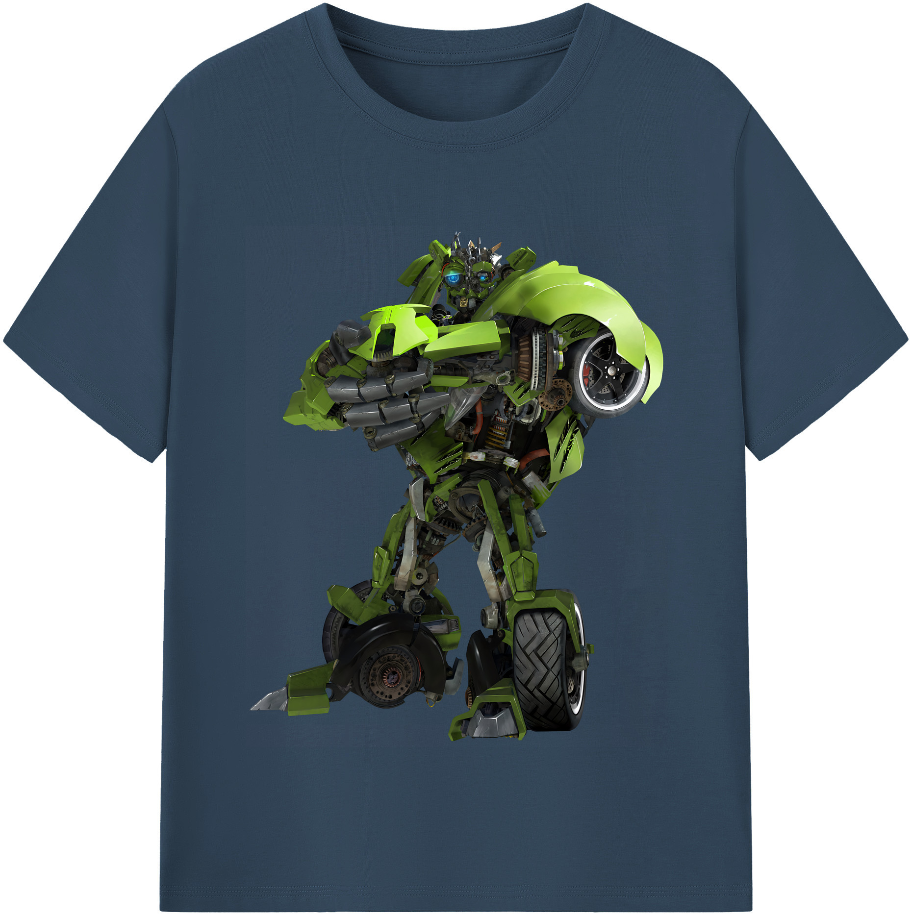 （画像用） Transformers トランスフォーマー レディースカジュアルプリントTシャツ（綿100％）