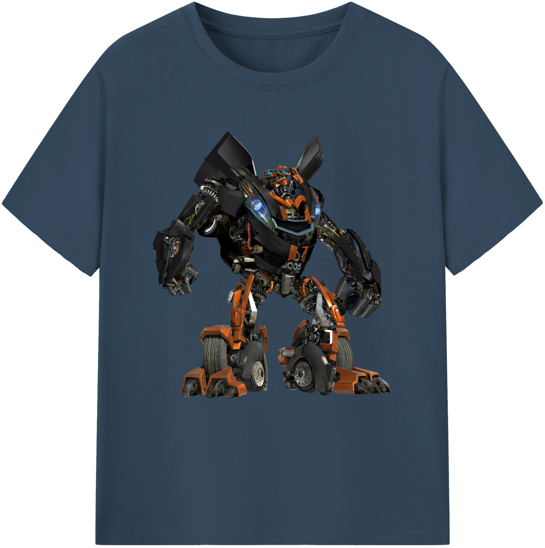 （画像用） Transformers トランスフォーマー レディースカジュアルプリントTシャツ（綿100％）