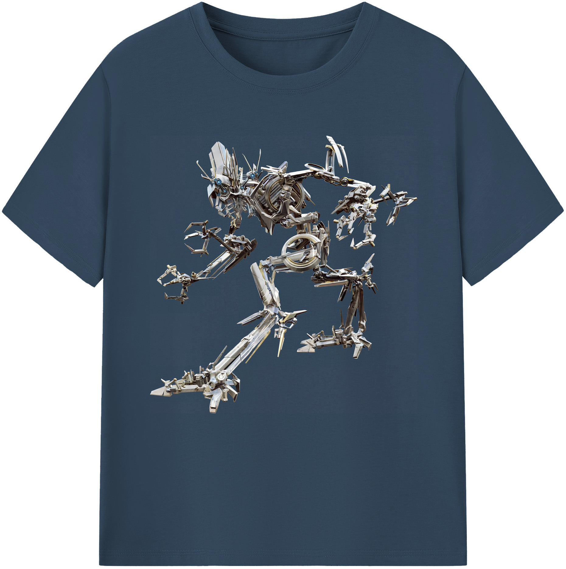 （画像用） Transformers トランスフォーマー レディースカジュアルプリントTシャツ（綿100％）