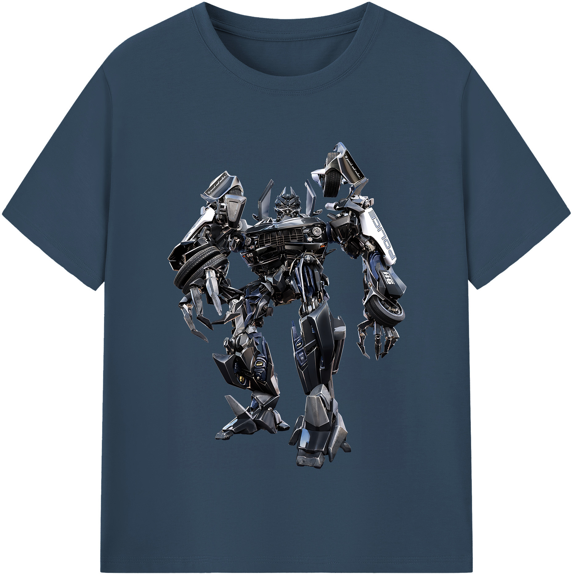 （画像用） Transformers トランスフォーマー レディースカジュアルプリントTシャツ（綿100％）