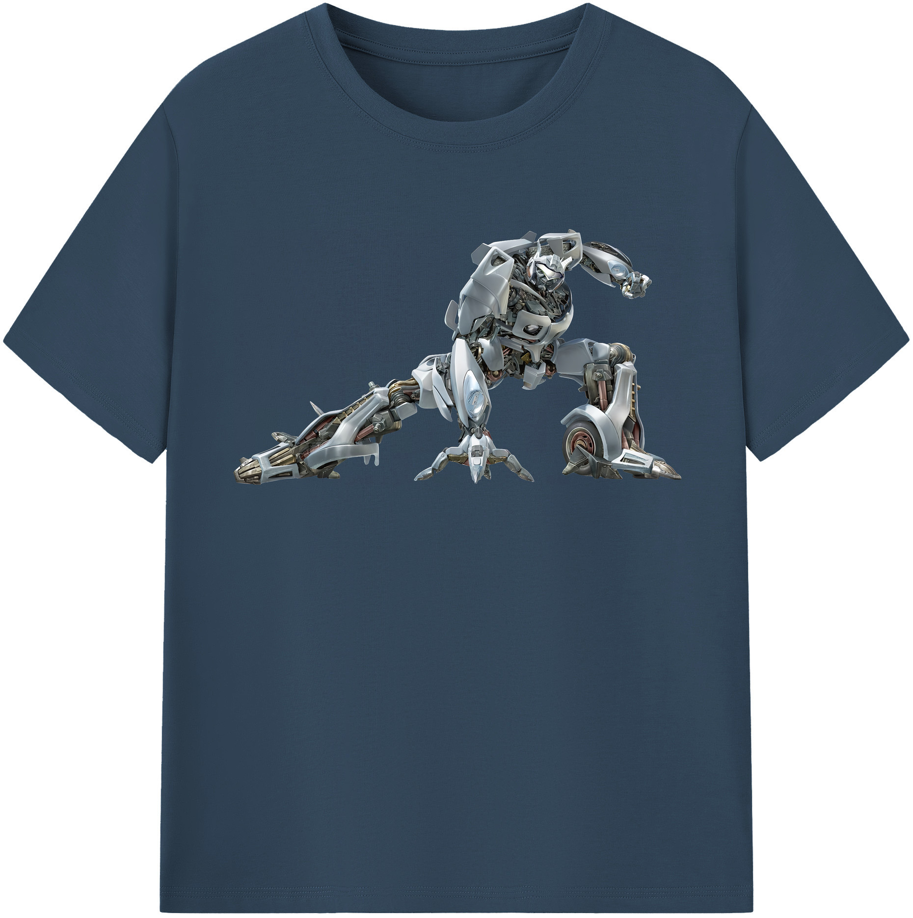 （画像用） Transformers トランスフォーマー レディースカジュアルプリントTシャツ（綿100％）