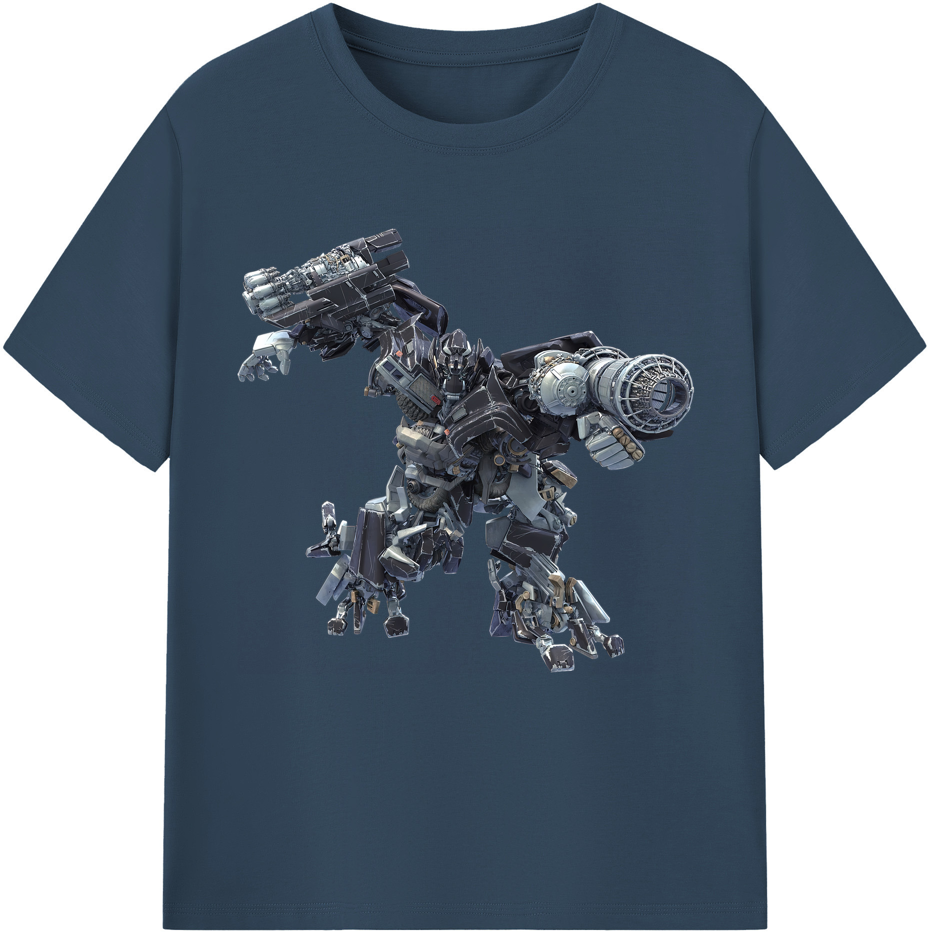 （画像用） Transformers トランスフォーマー レディースカジュアルプリントTシャツ（綿100％）