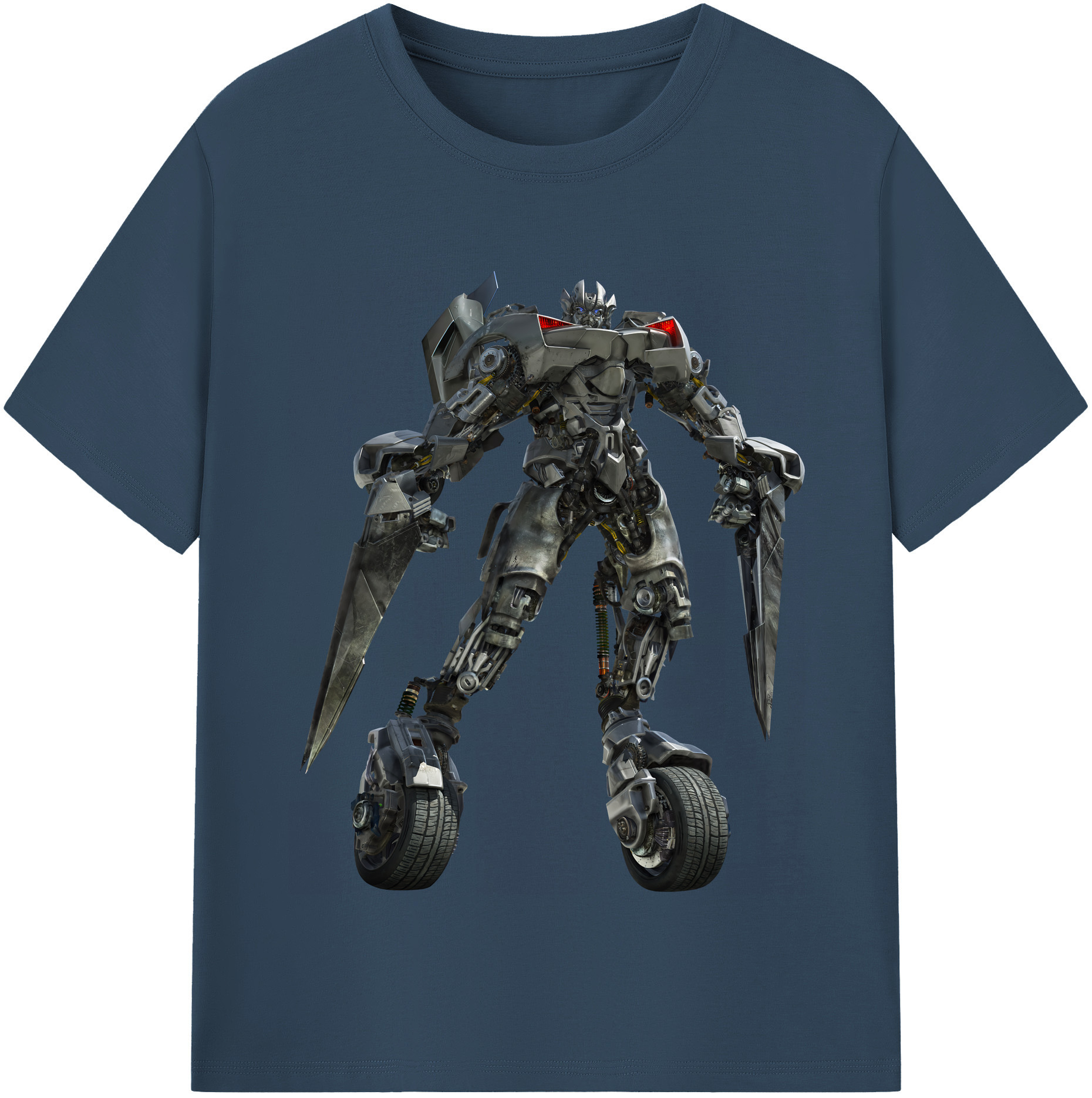 （画像用） Transformers トランスフォーマー レディースカジュアルプリントTシャツ（綿100％）