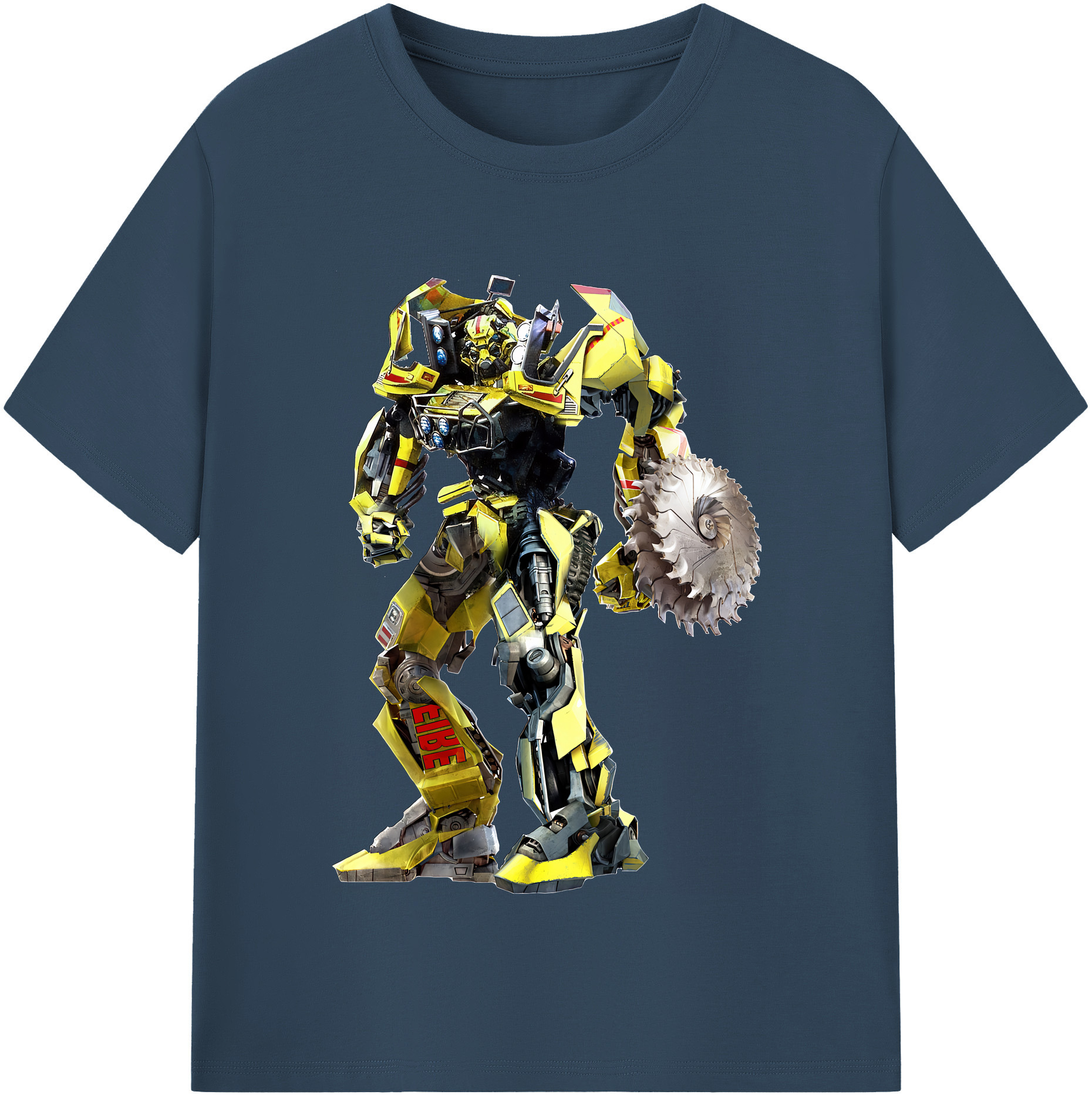 （画像用） Transformers トランスフォーマー レディースカジュアルプリントTシャツ（綿100％）