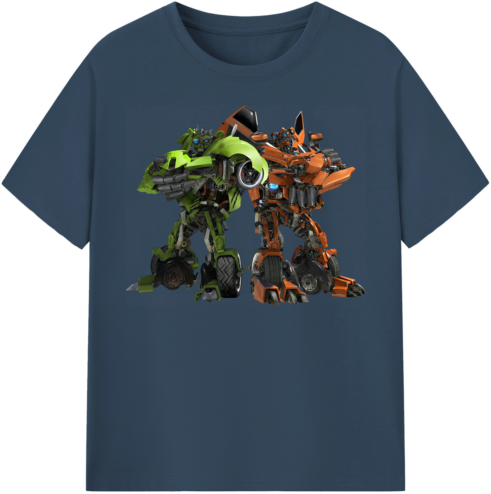 （画像用） Transformers トランスフォーマー レディースカジュアルプリントTシャツ（綿100％）