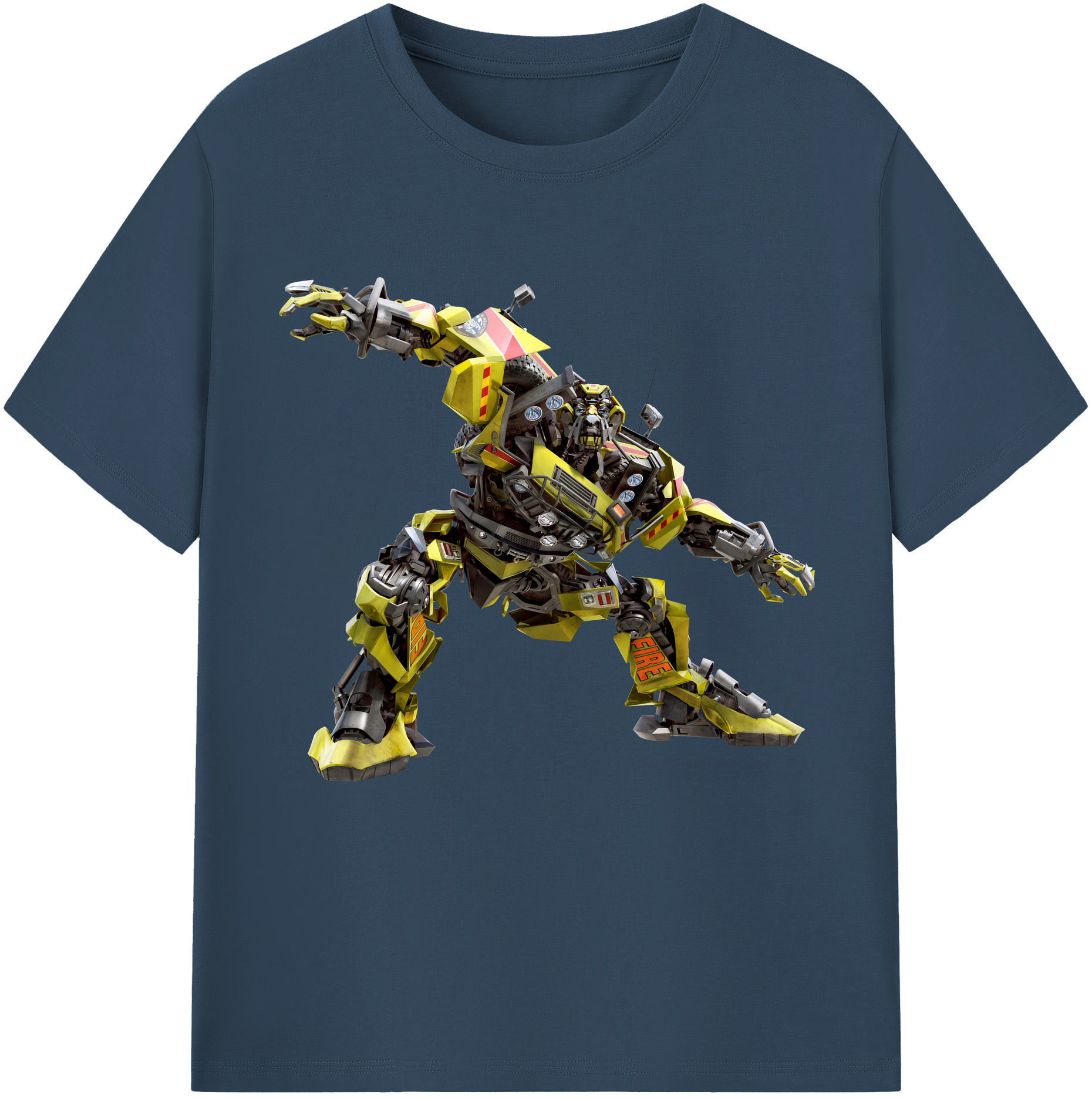 （画像用） Transformers トランスフォーマー レディースカジュアルプリントTシャツ（綿100％）