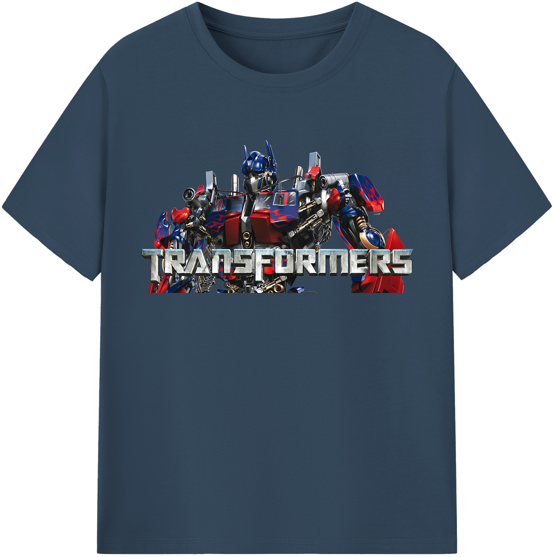 （画像用） Transformers トランスフォーマー レディースカジュアルプリントTシャツ（綿100％）