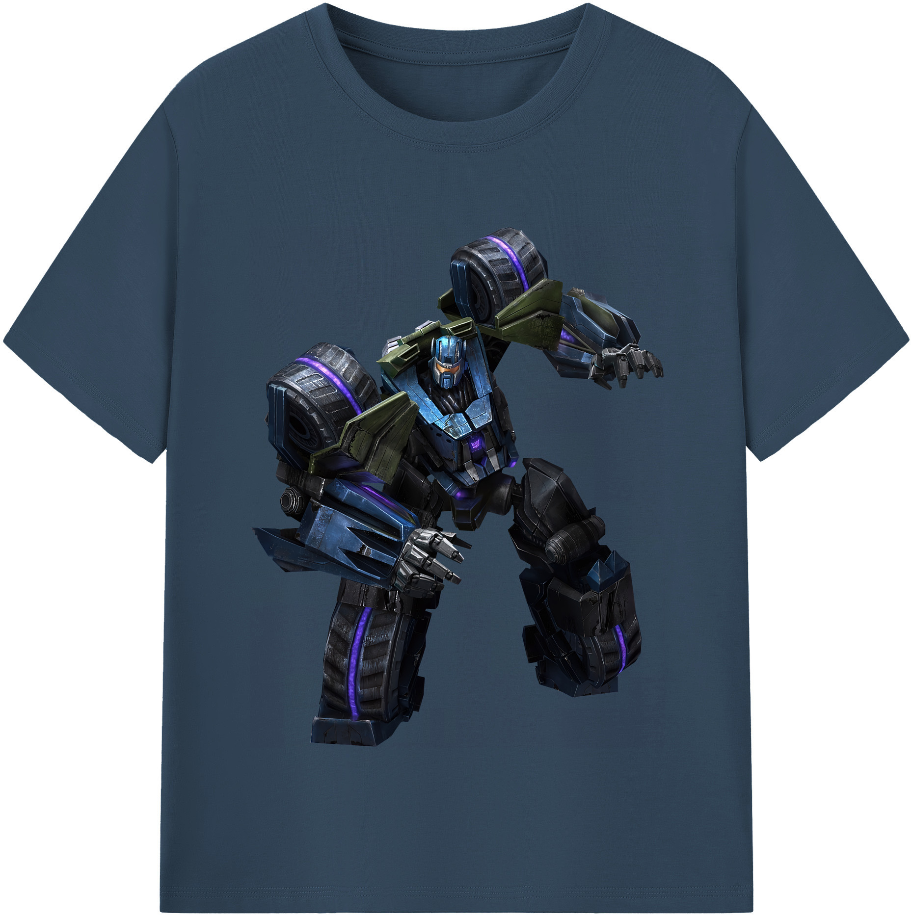 （画像用） Transformers トランスフォーマー レディースカジュアルプリントTシャツ（綿100％）