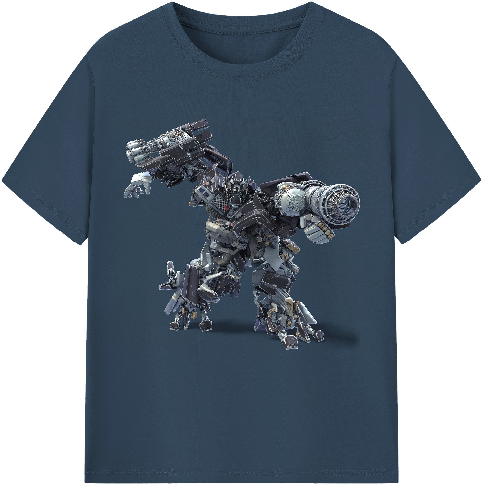 （画像用） Transformers トランスフォーマー レディースカジュアルプリントTシャツ（綿100％）